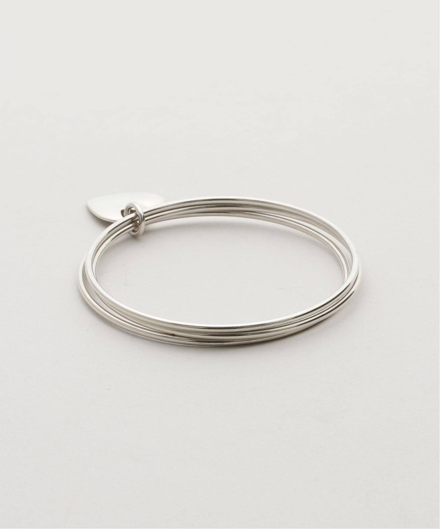 VINTAGE TIFFANY&Co./ティファニー】 trinity heart bangle
