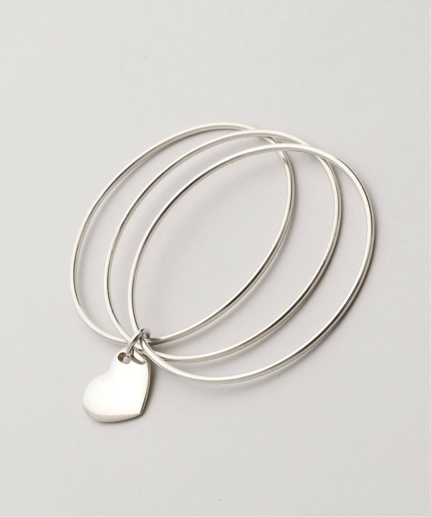 VINTAGE TIFFANY&Co./ティファニー】 trinity heart bangle