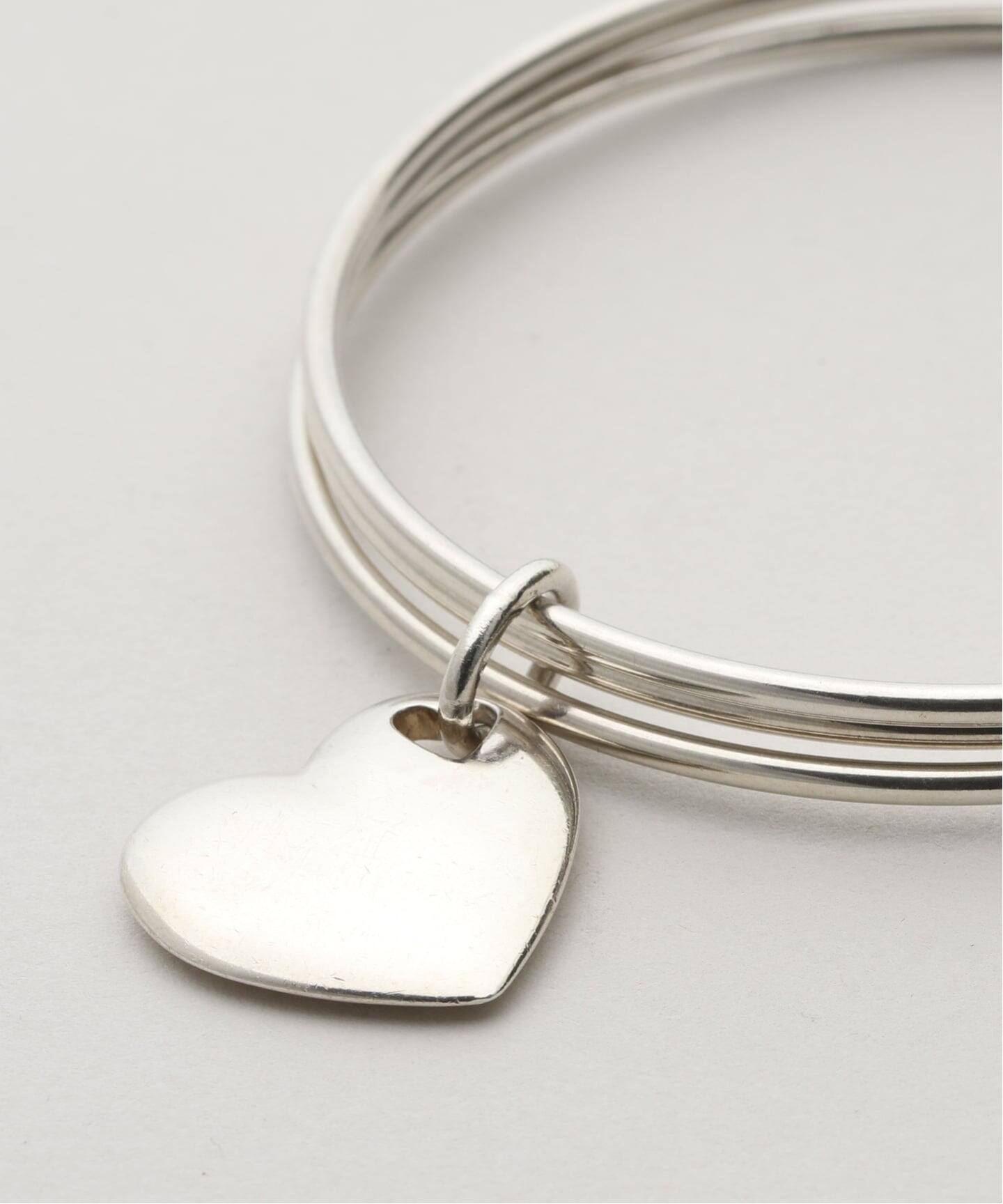 VINTAGE TIFFANY&Co./ティファニー】 trinity heart bangle