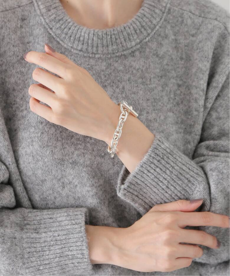 VINTAGE HERMES/エルメス】 Chaine dAncre bracelet mm14 