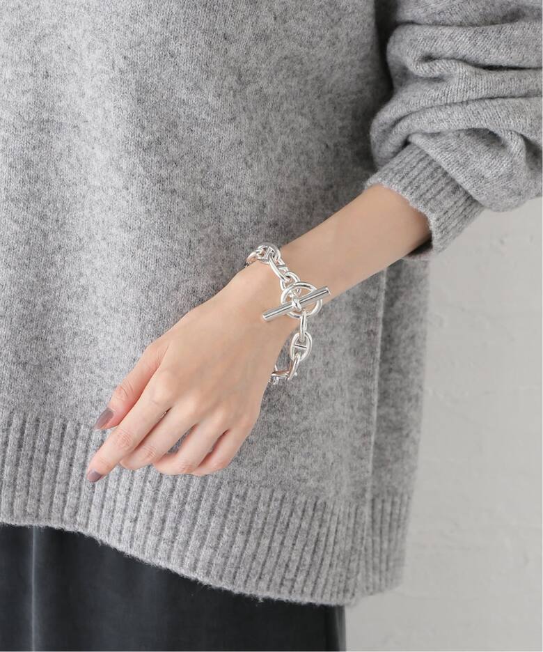 VINTAGE HERMES/エルメス】 Chaine dAncre bracelet tgm12 