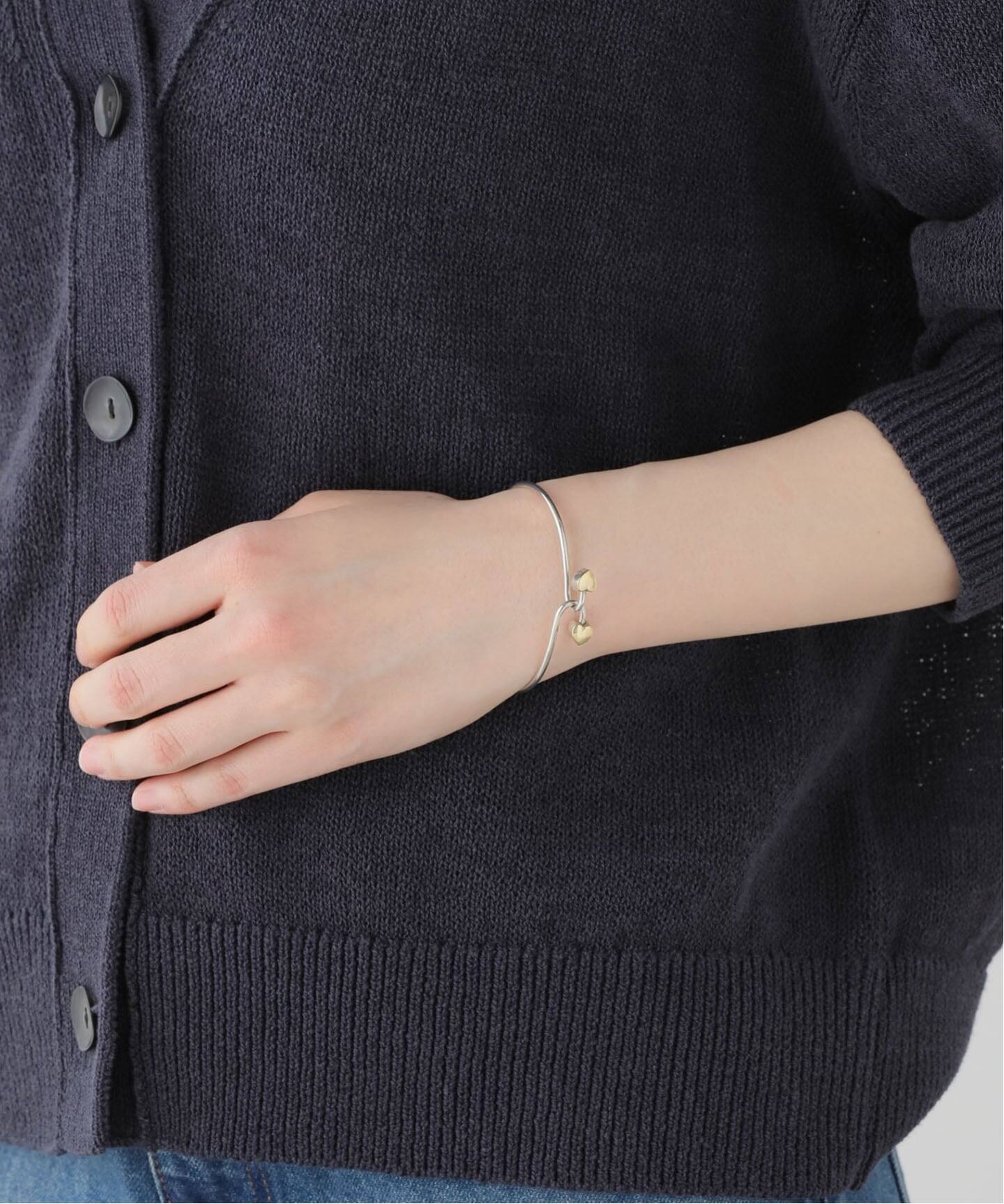 VINTAGE TIFFANY&Co./ティファニー】Double heart hook bangle