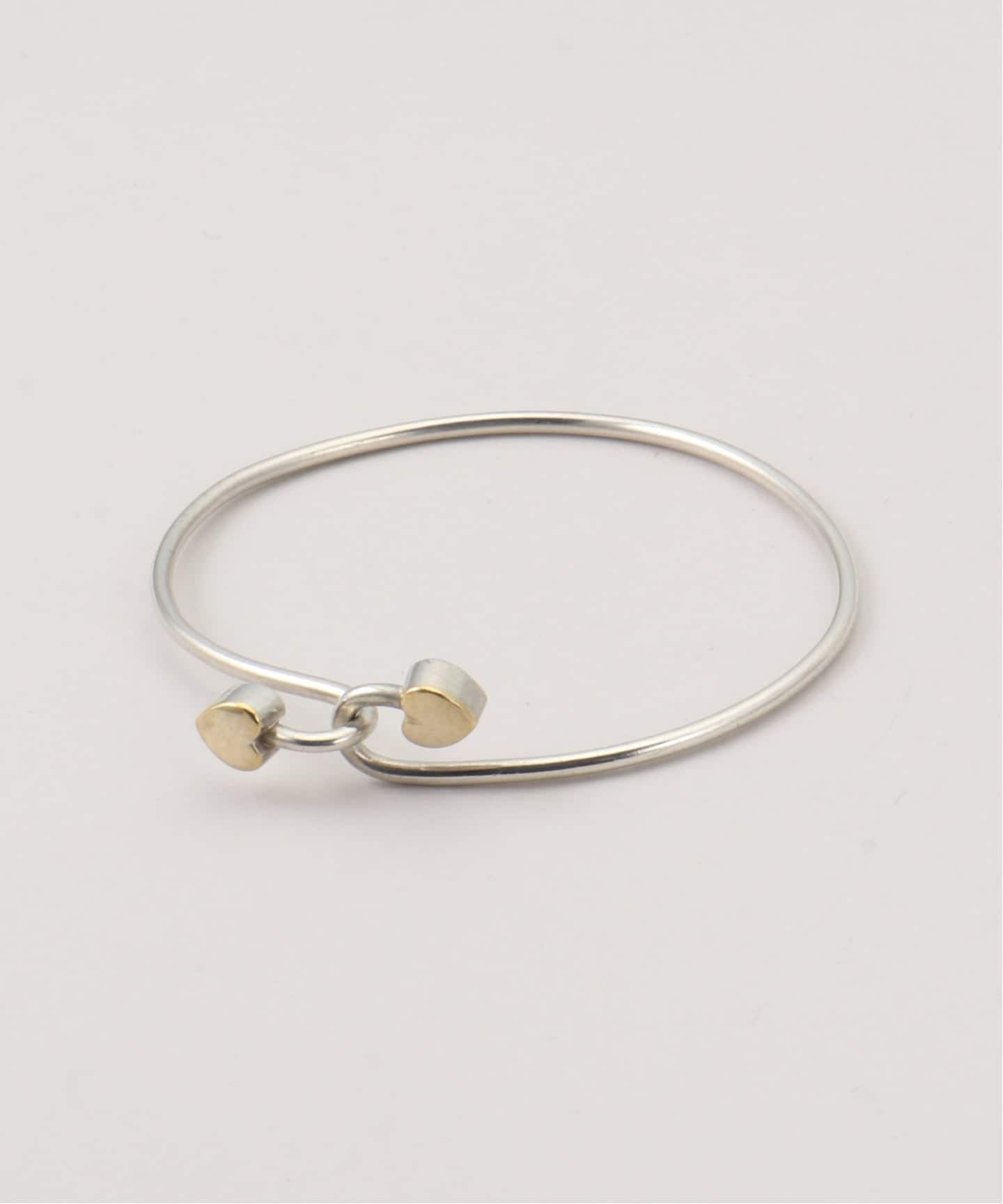 VINTAGE TIFFANY&Co./ティファニー】Double heart hook bangle