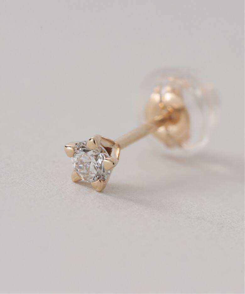 プチスターダイヤピアス K10（両耳）（ピアス（両耳用））｜Lilas 