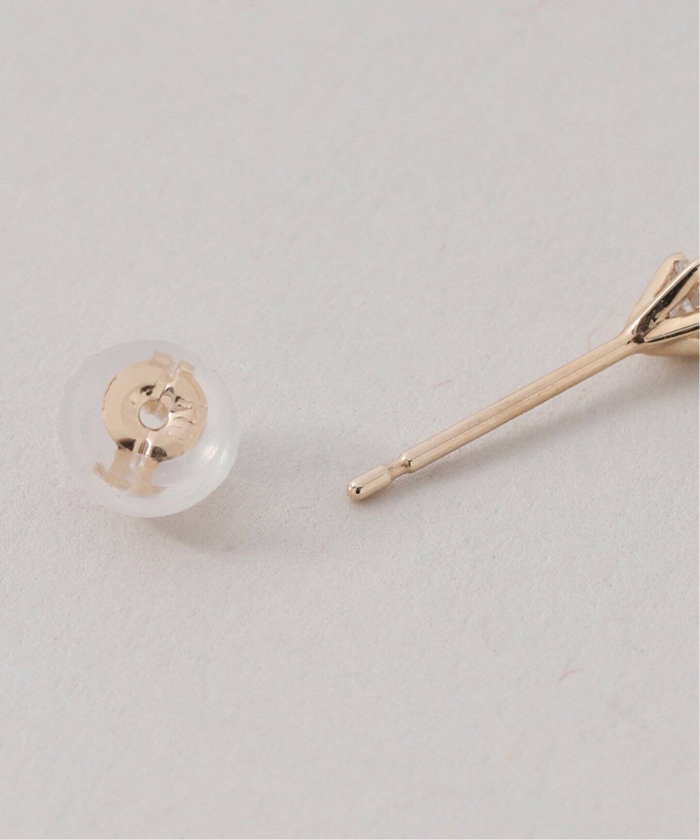 プチスターダイヤピアス K10（両耳）（ピアス（両耳用））｜Lilas 