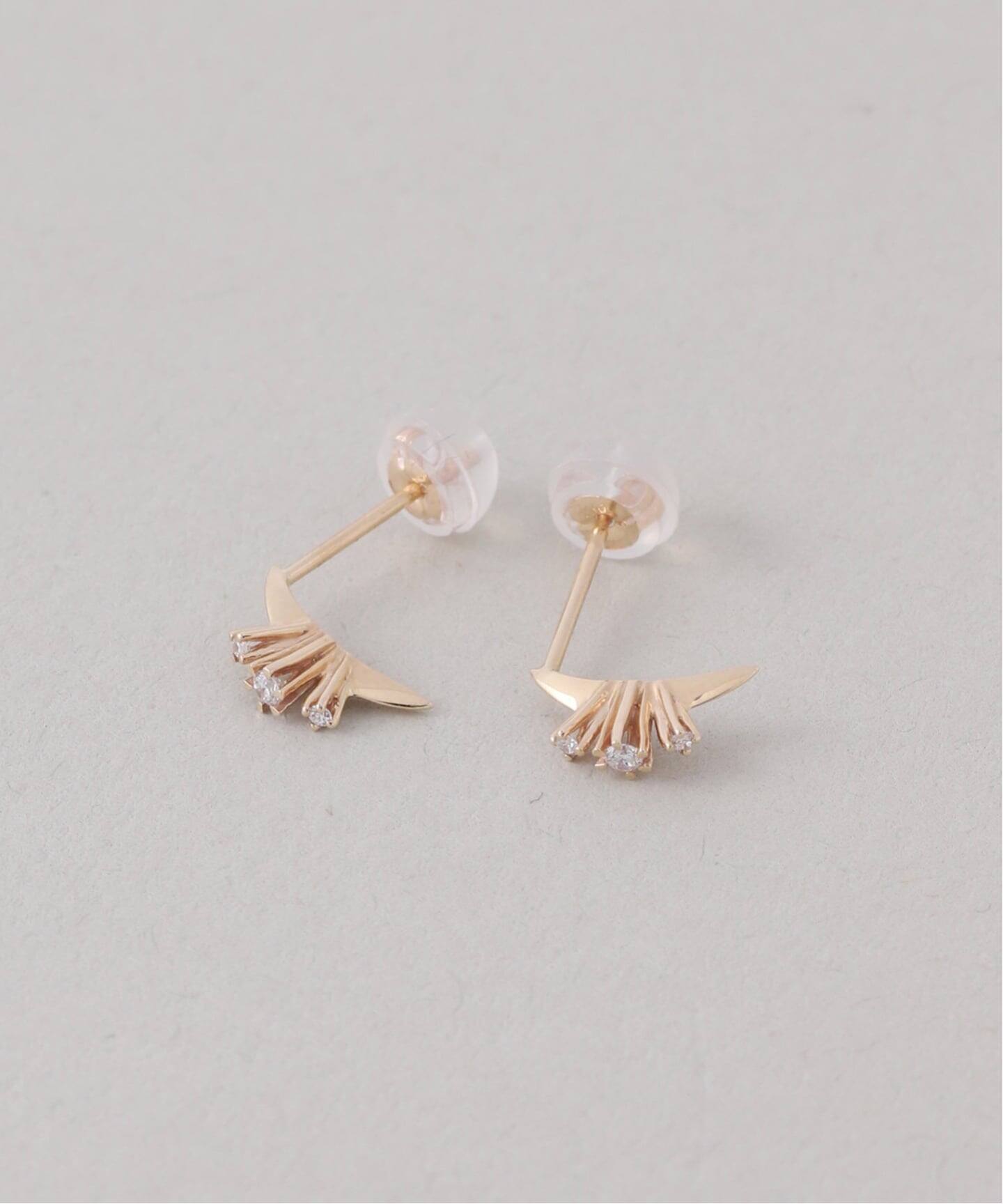レイディアルダイヤピアス K10（両耳）（ピアス（両耳用））｜Lilas