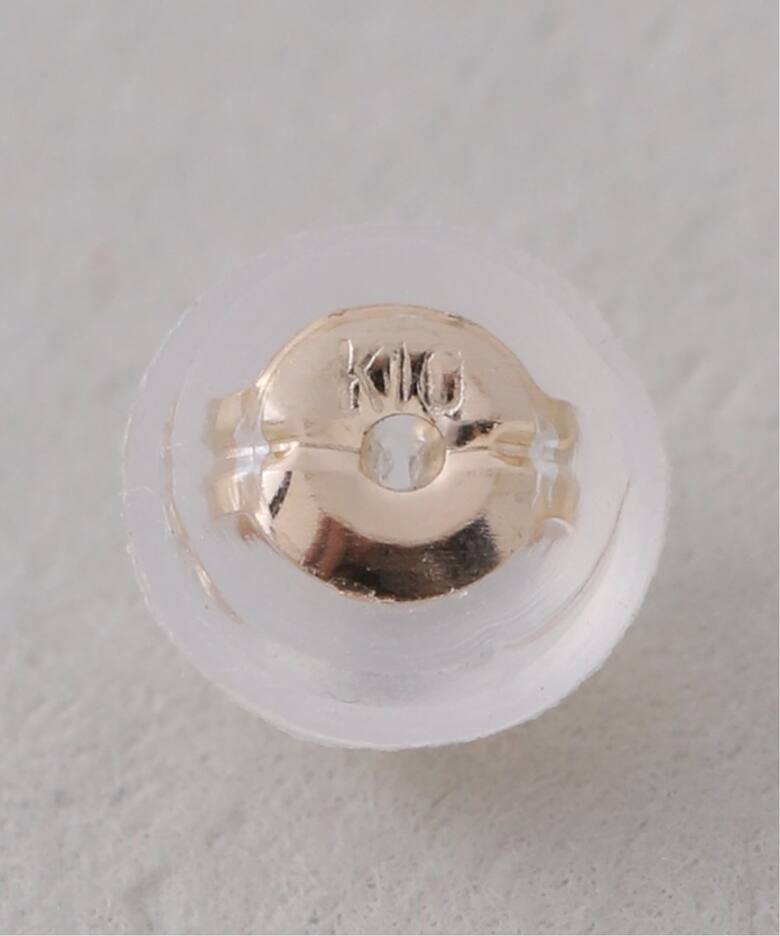 オーバルダイヤピアス K10（両耳）（ピアス（両耳用））｜Lilas（リラ 