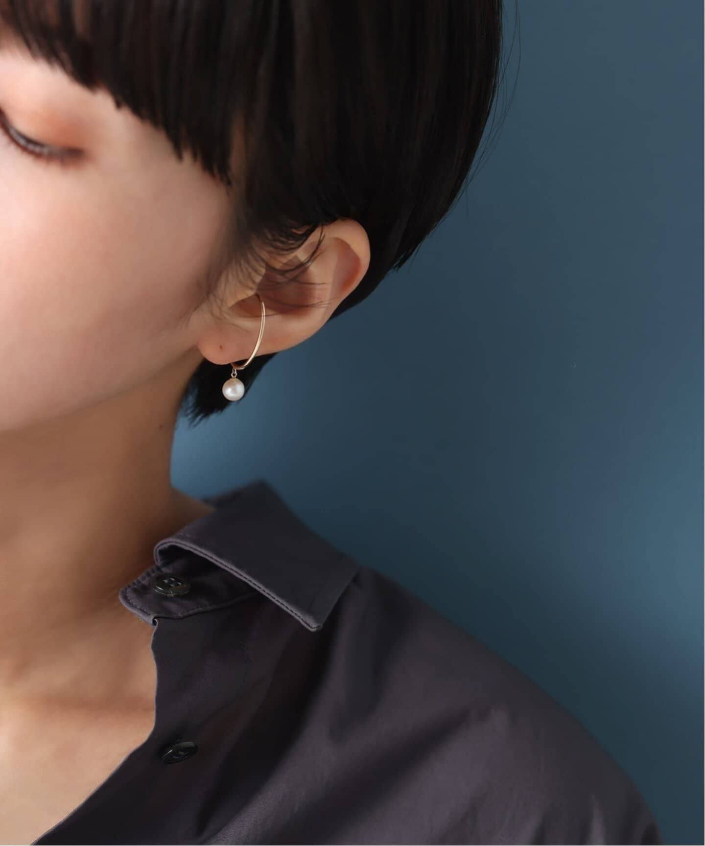 パールダエンイヤーカフ K10（片耳）（イヤーカフ）｜Lilas（リラ）の  