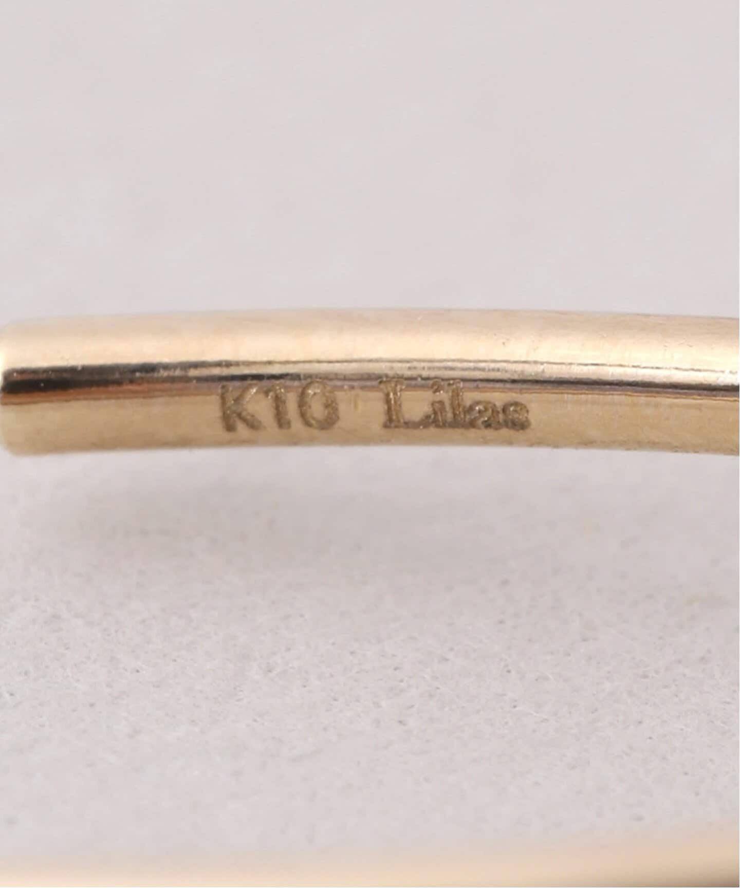 パールダエンイヤーカフ K10（片耳）（イヤーカフ）｜Lilas（リラ）の  