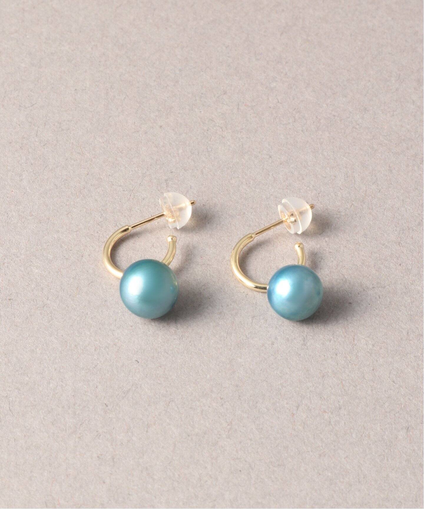 Lilas ダイヤ10mmバーピアス K10（両耳） ダイヤ10mmバーピアス K10（両耳）(505627813) | リラ(Lilas