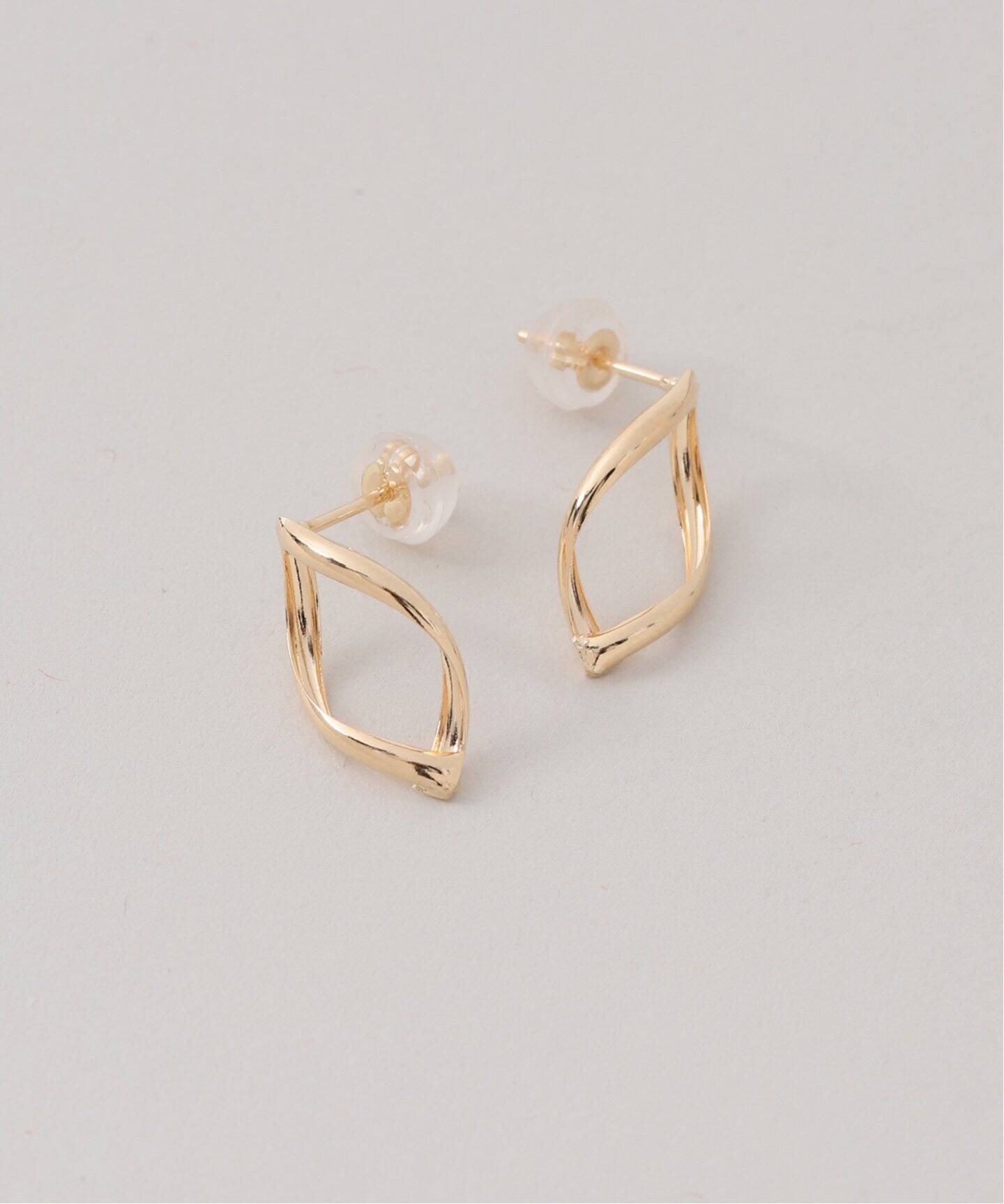 リーフツイストピアス K18（両耳）（ピアス（両耳用））｜Lilas（リラ 