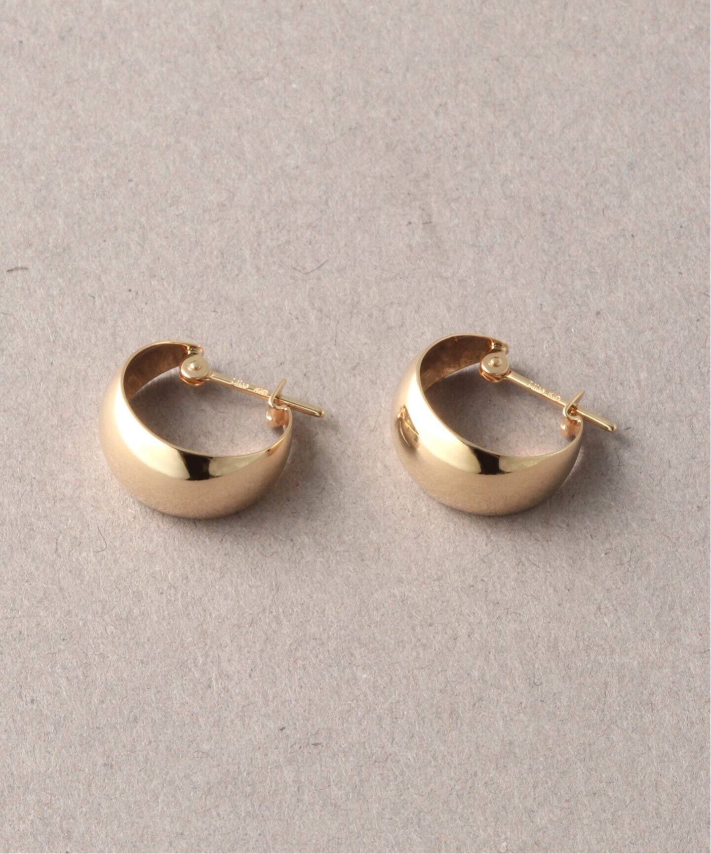 三日月フープピアス K10（両耳）（ピアス（両耳用））｜Lilas（リラ 