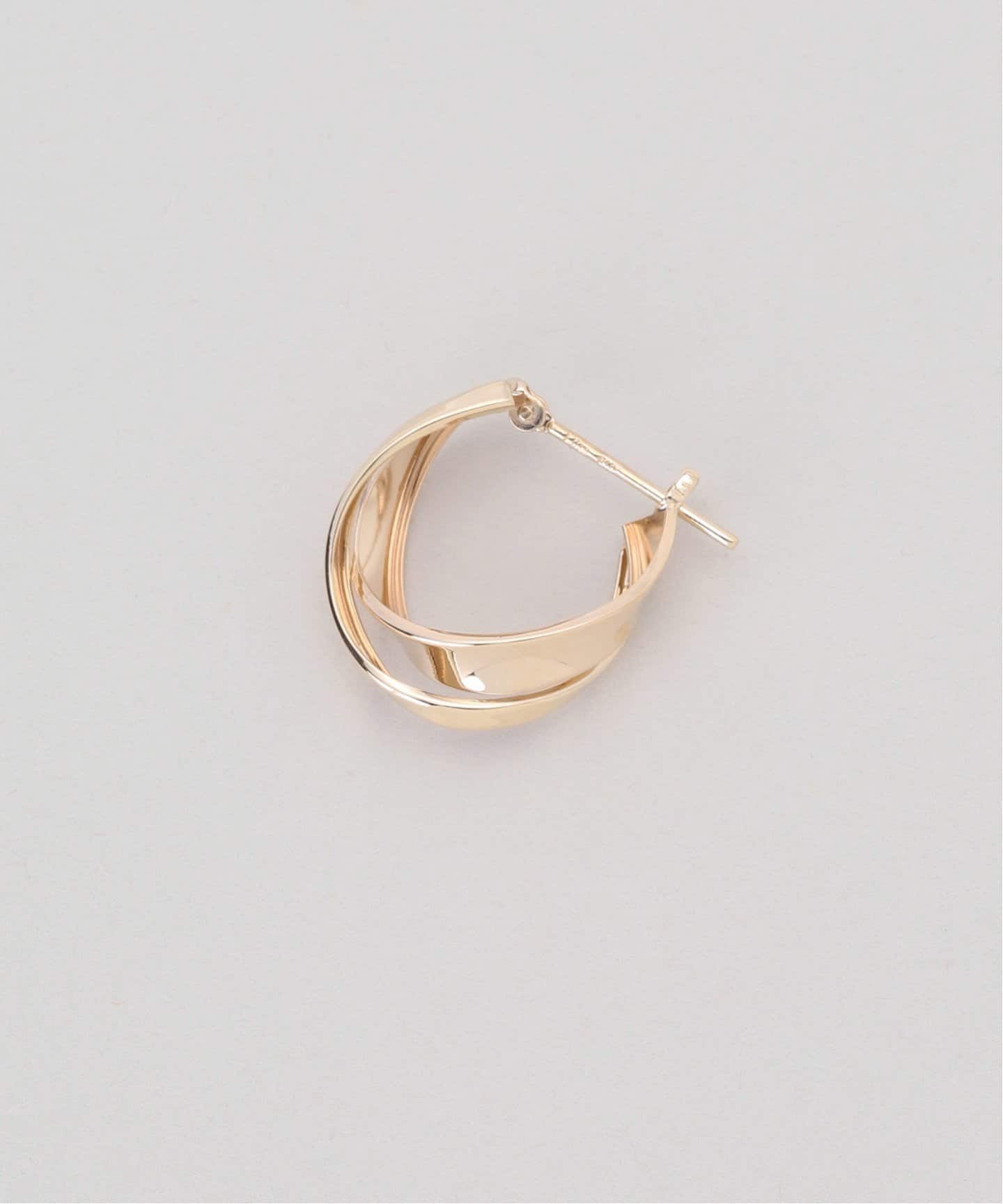 ダブルラインピアス K10（両耳）（ピアス（両耳用））｜Lilas
