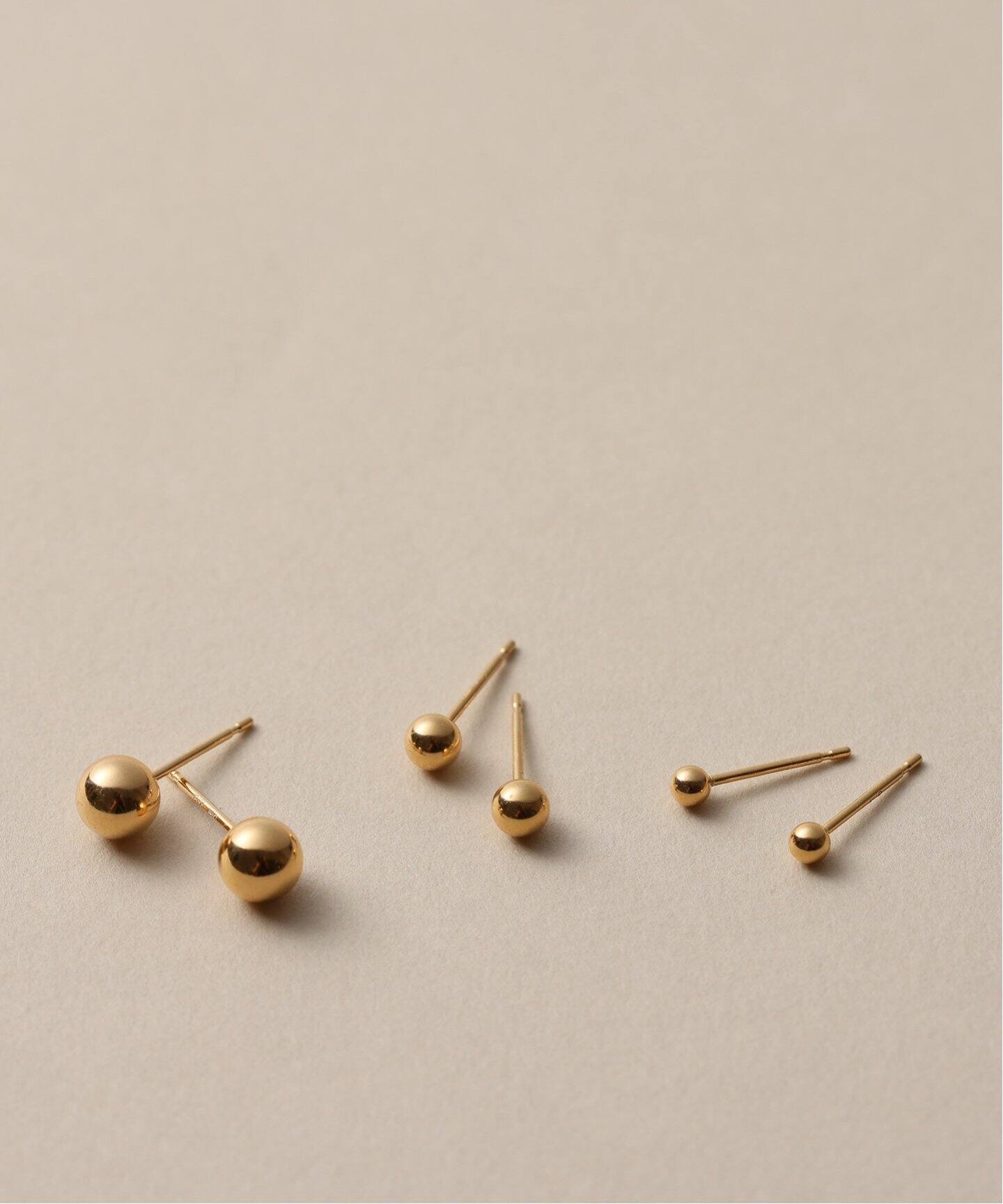 WEB限定予約》5mmボールピアス K18（両耳）（ピアス（両耳用 