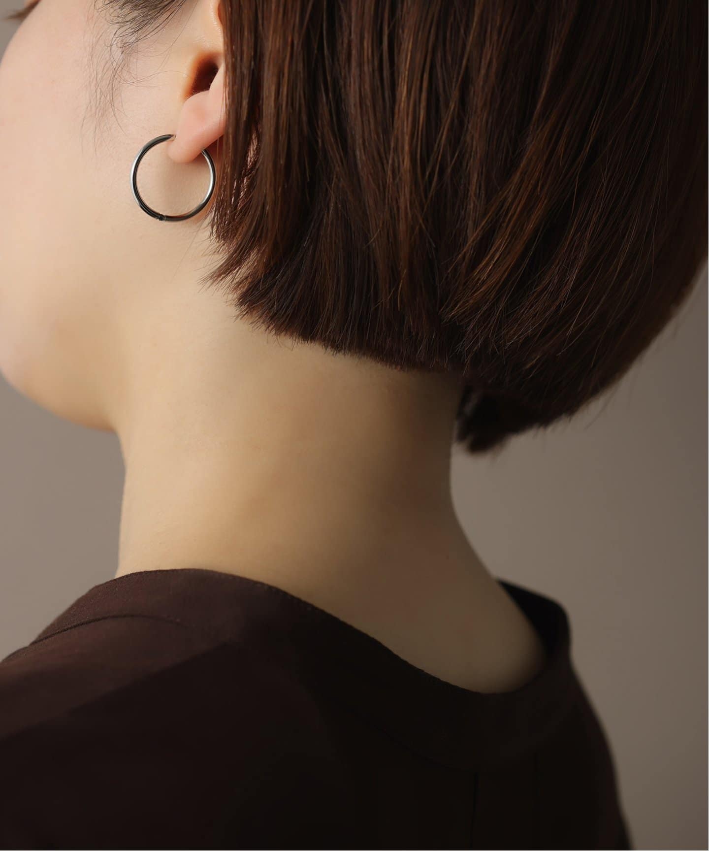 lilas パール付フープピアス リラ Lilas 《WEB限定予約》【SAMH by LILAS】ケシパールフープ