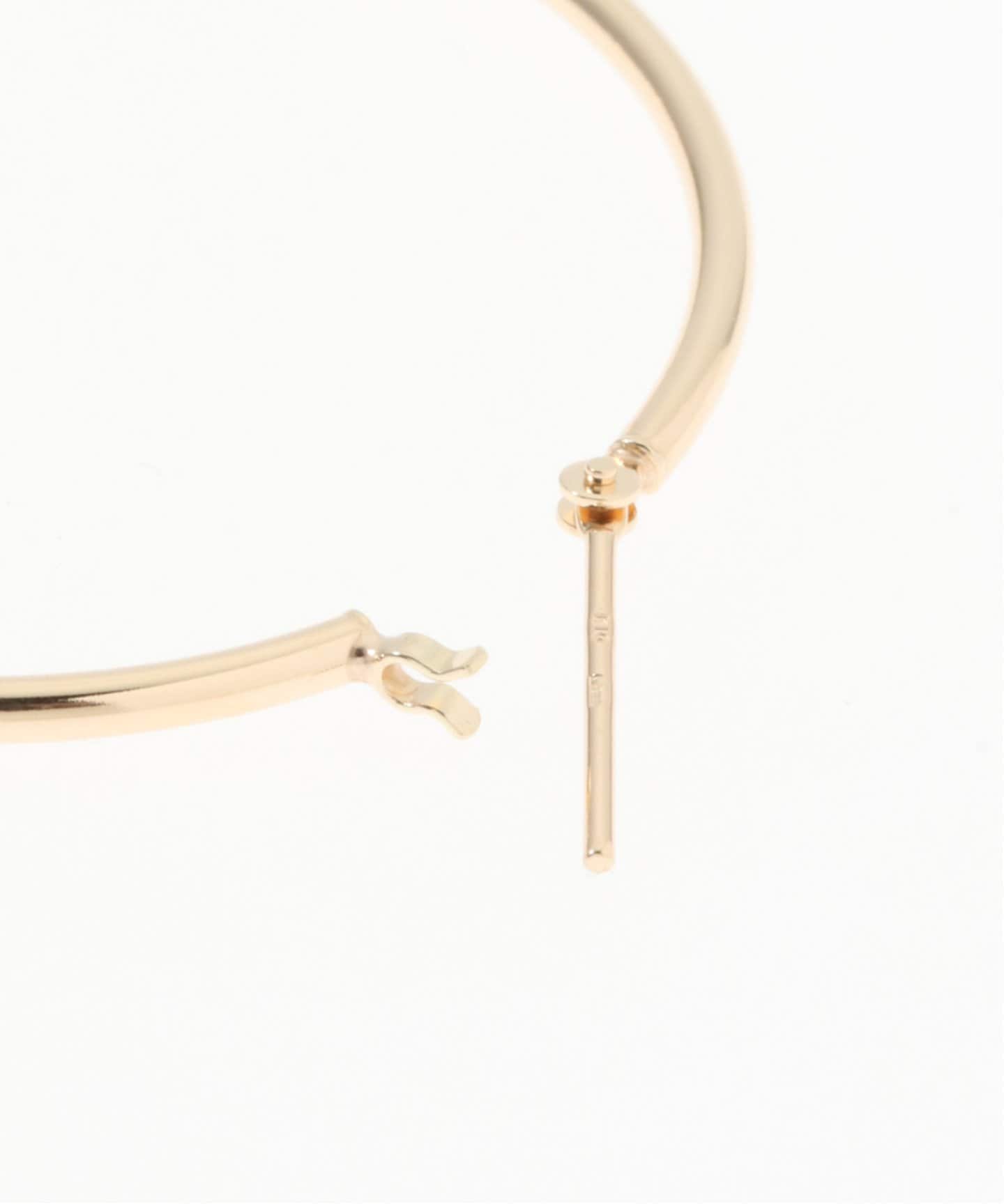 1.5パイプ3.5cmルーフピアス K10（両耳）（ピアス（両耳用