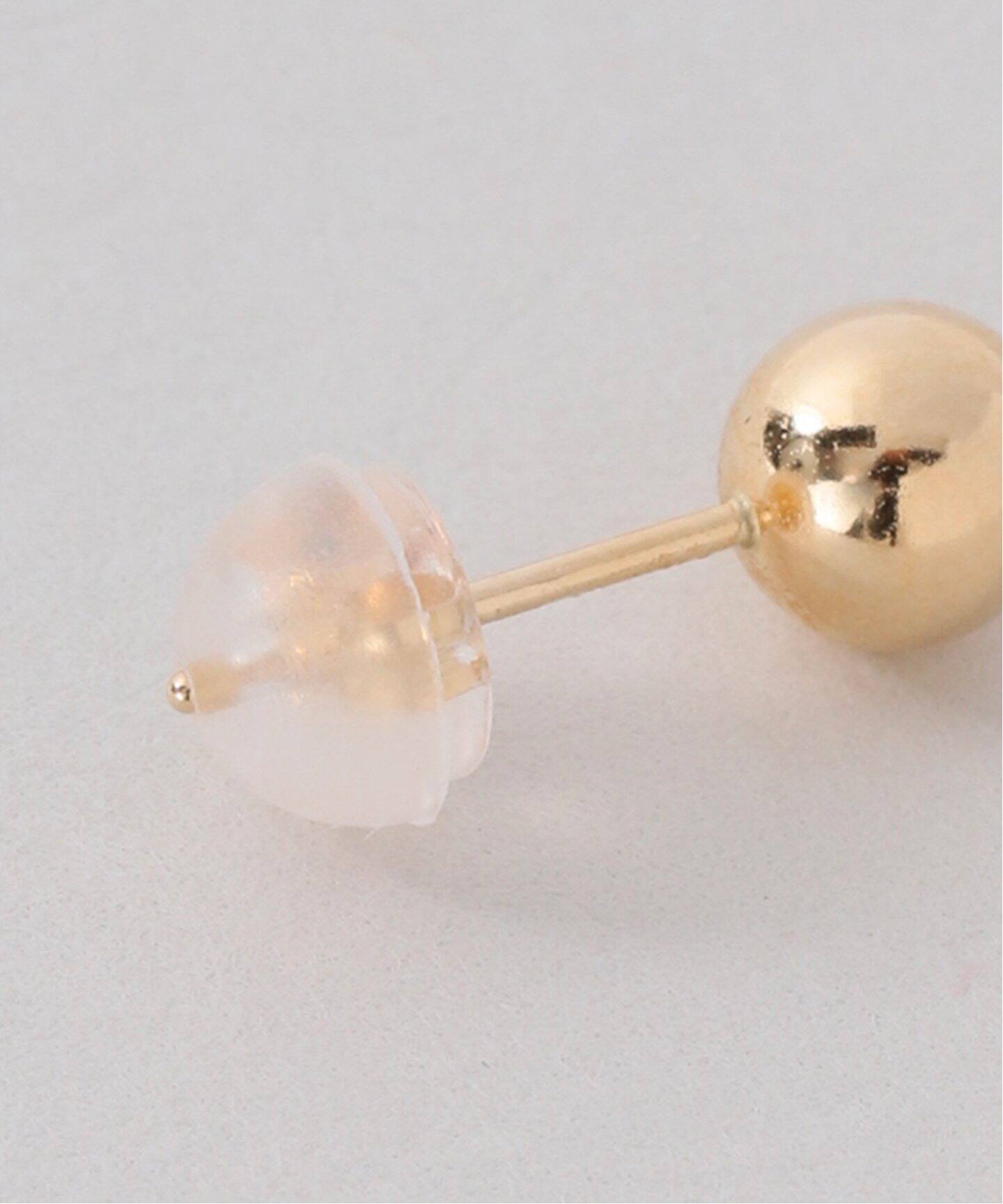 〈美品〉　K18 両耳　ピアス 5mmボールピアス K18（両耳）（ピアス（両耳用））｜Lilas（リラ