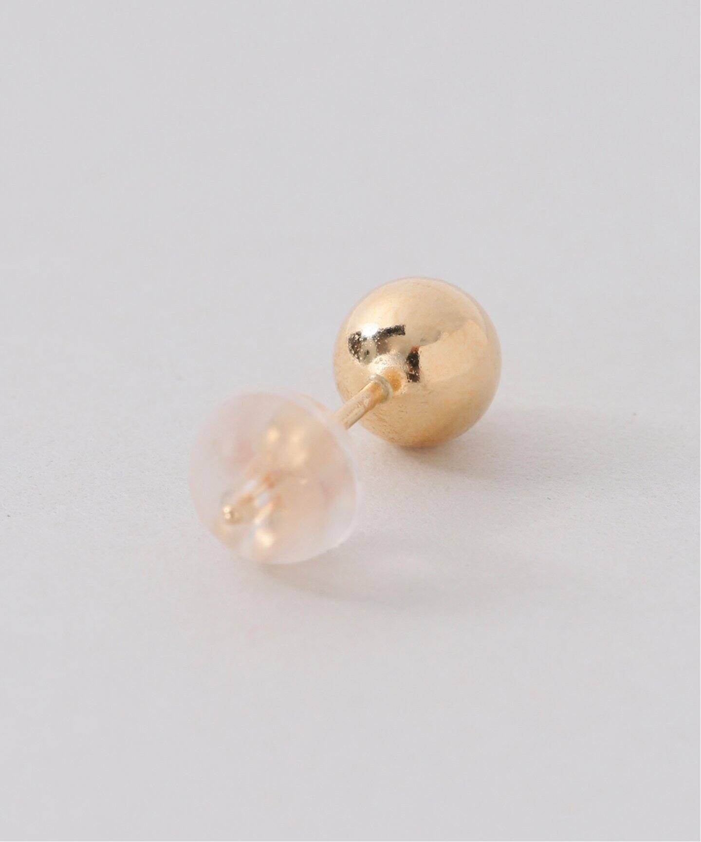 K18ピアス　ボールピアス両耳.花型ピアス両耳セット売り K18お花 セカンドピアス（ピアス（両耳用））｜TAKE-UP（テイク