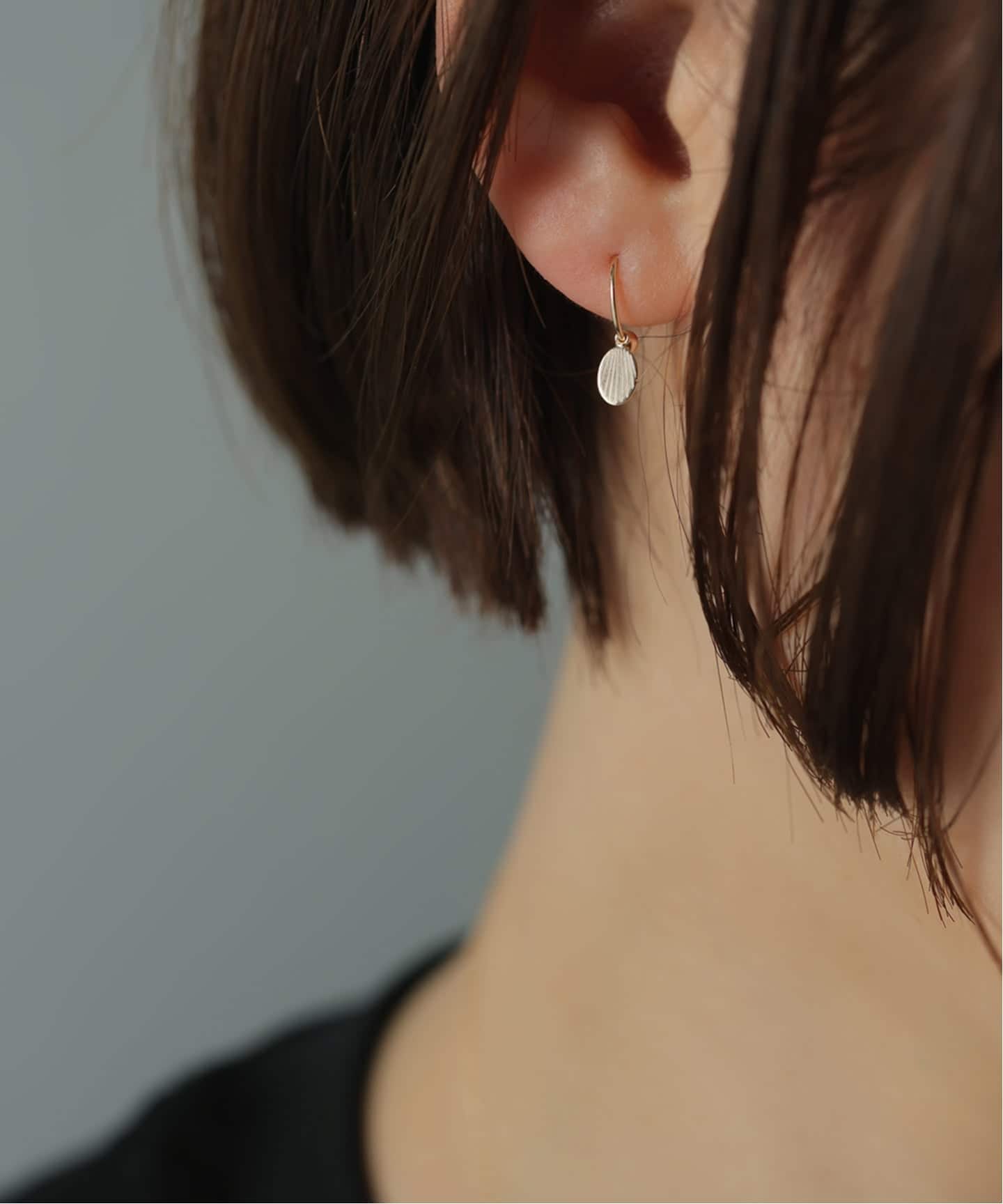 シェルプレートピアス K10（両耳）（ピアス（両耳用））｜Lilas