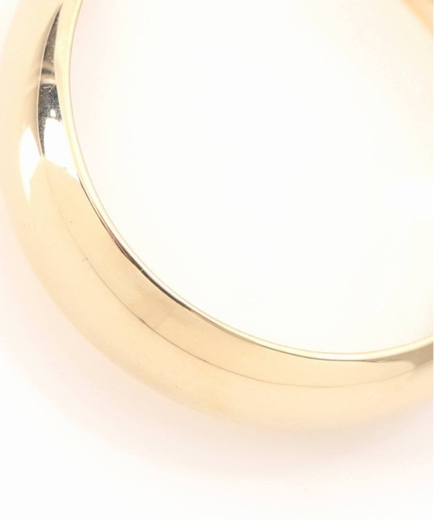 Lilas ワイドライン2cmフープピアス K10（両耳） ワイドライン2cmフープピアス K10（両耳）（ピアス（両耳用））｜Lilas