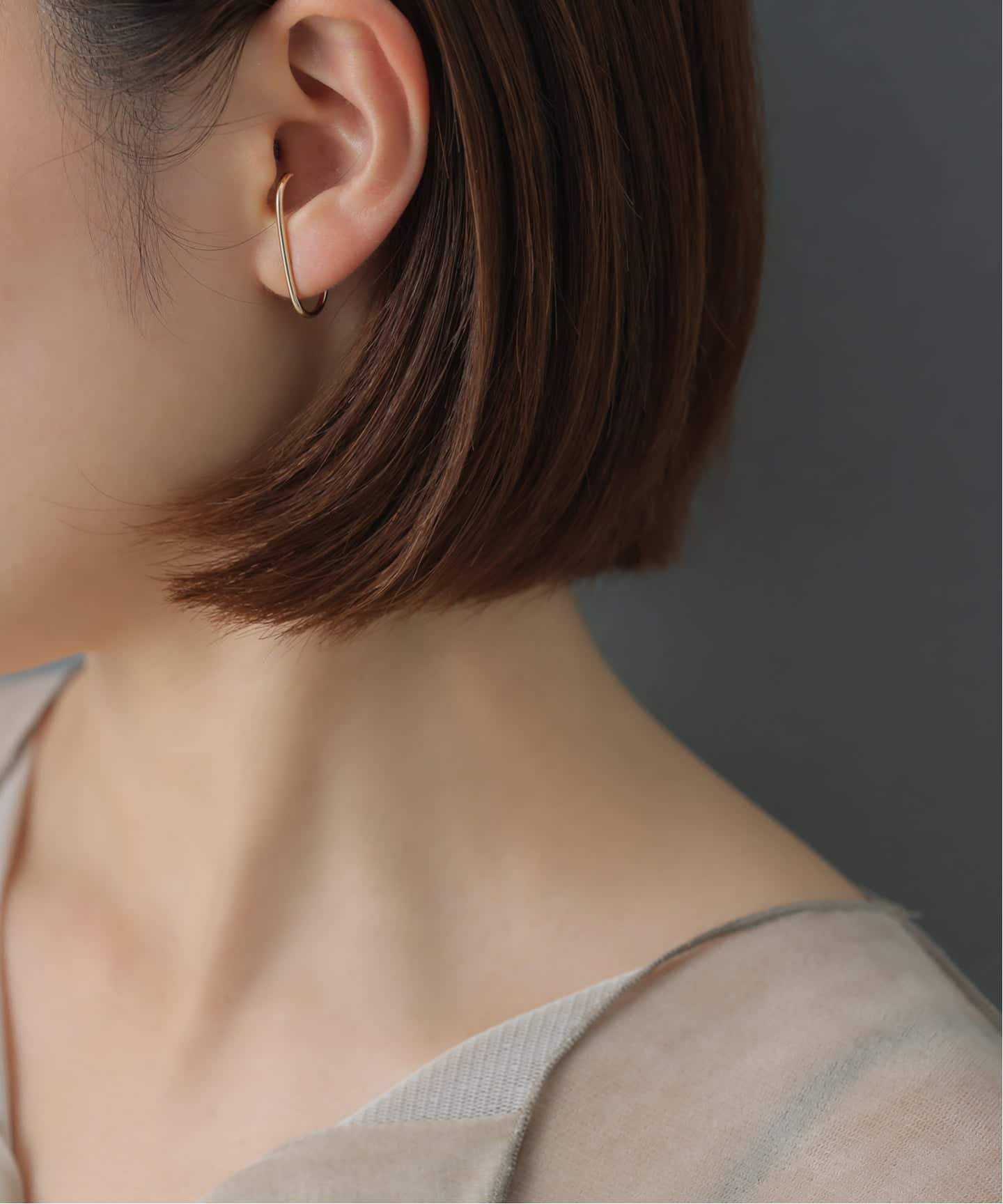 JガタパイプピアスL K10（両耳）（ピアス（両耳用））｜Lilas