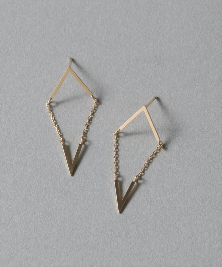 スイングVピアス K10（両耳）（ピアス（両耳用））｜Lilas（リラ）の 
