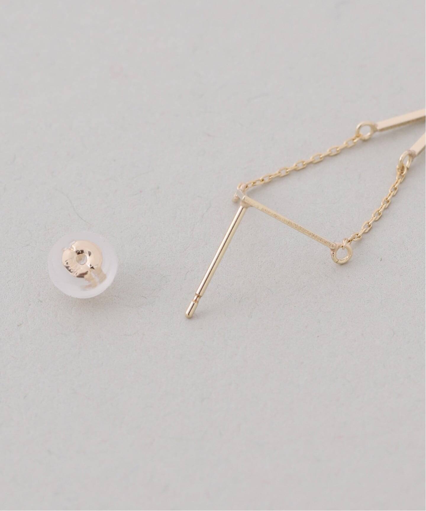 スイングVピアス K10（両耳）（ピアス（両耳用））｜Lilas（リラ）の