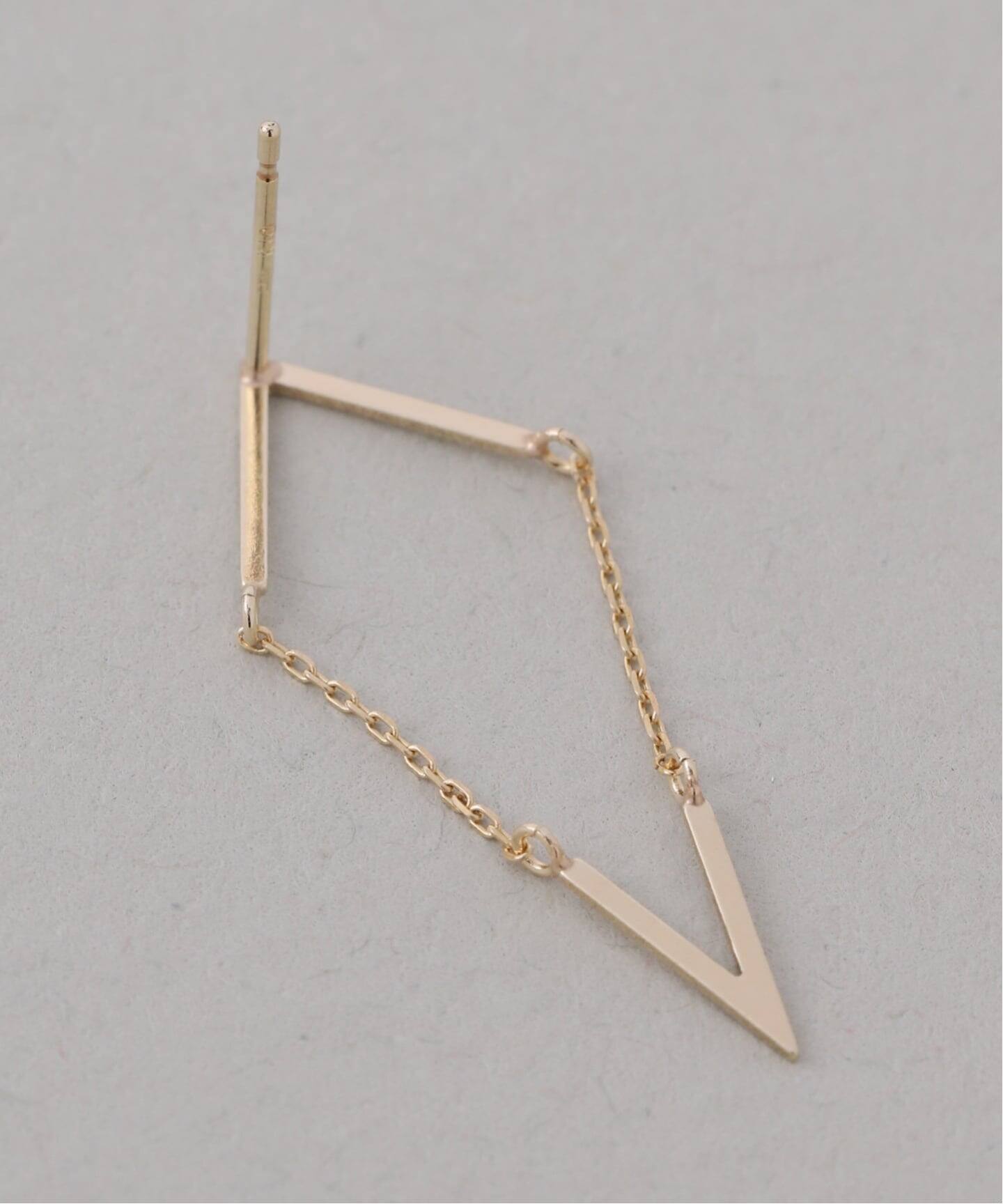 スイングVピアス K10（両耳）（ピアス（両耳用））｜Lilas（リラ）の