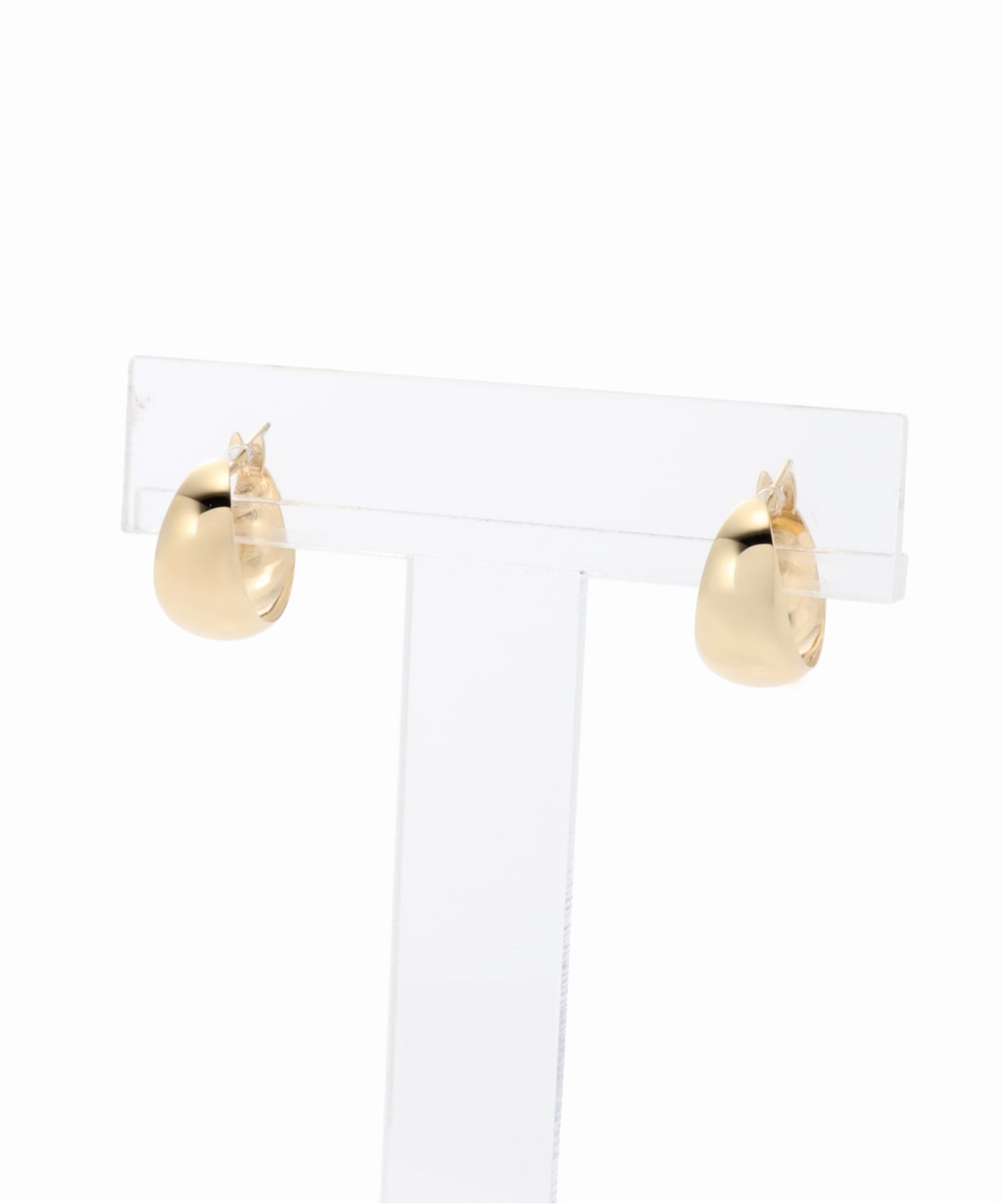 三日月フープピアス K10（両耳）（ピアス（両耳用））｜Lilas（リラ