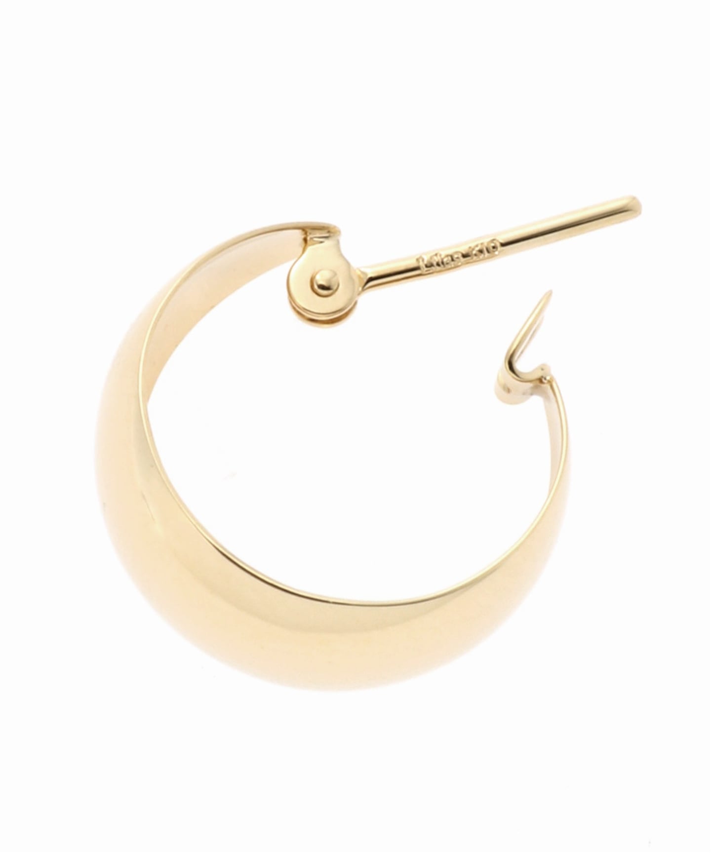 三日月フープピアス K10（両耳）（ピアス（両耳用））｜Lilas（リラ