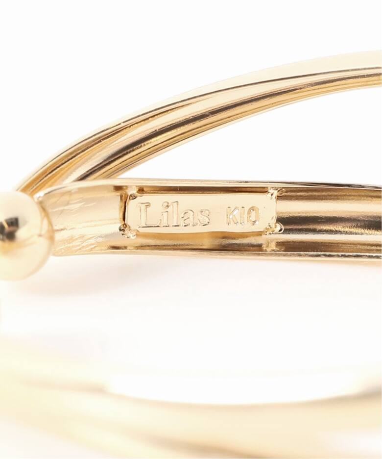 ダブルクロスイヤーカフ K10（片耳）（イヤーカフ）｜Lilas（リラ）の