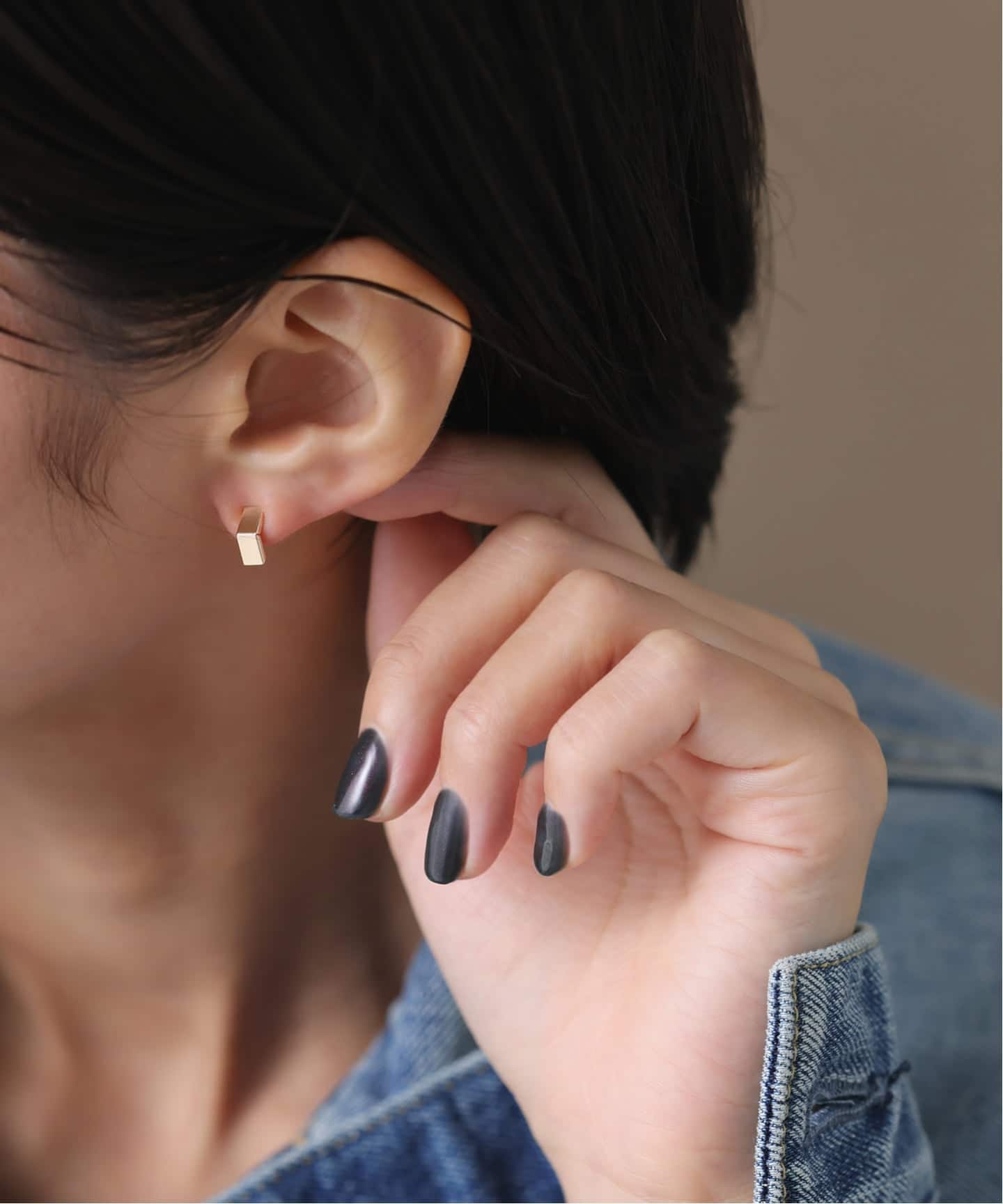 スモールベントピアス K10（両耳）（ピアス（両耳用））｜Lilas（リラ