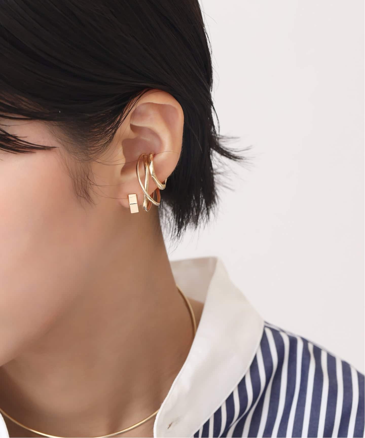 Lilas スモールベントピアス　K10 スモールベントピアス K10（両耳）（ピアス（両耳用））｜Lilas（リラ