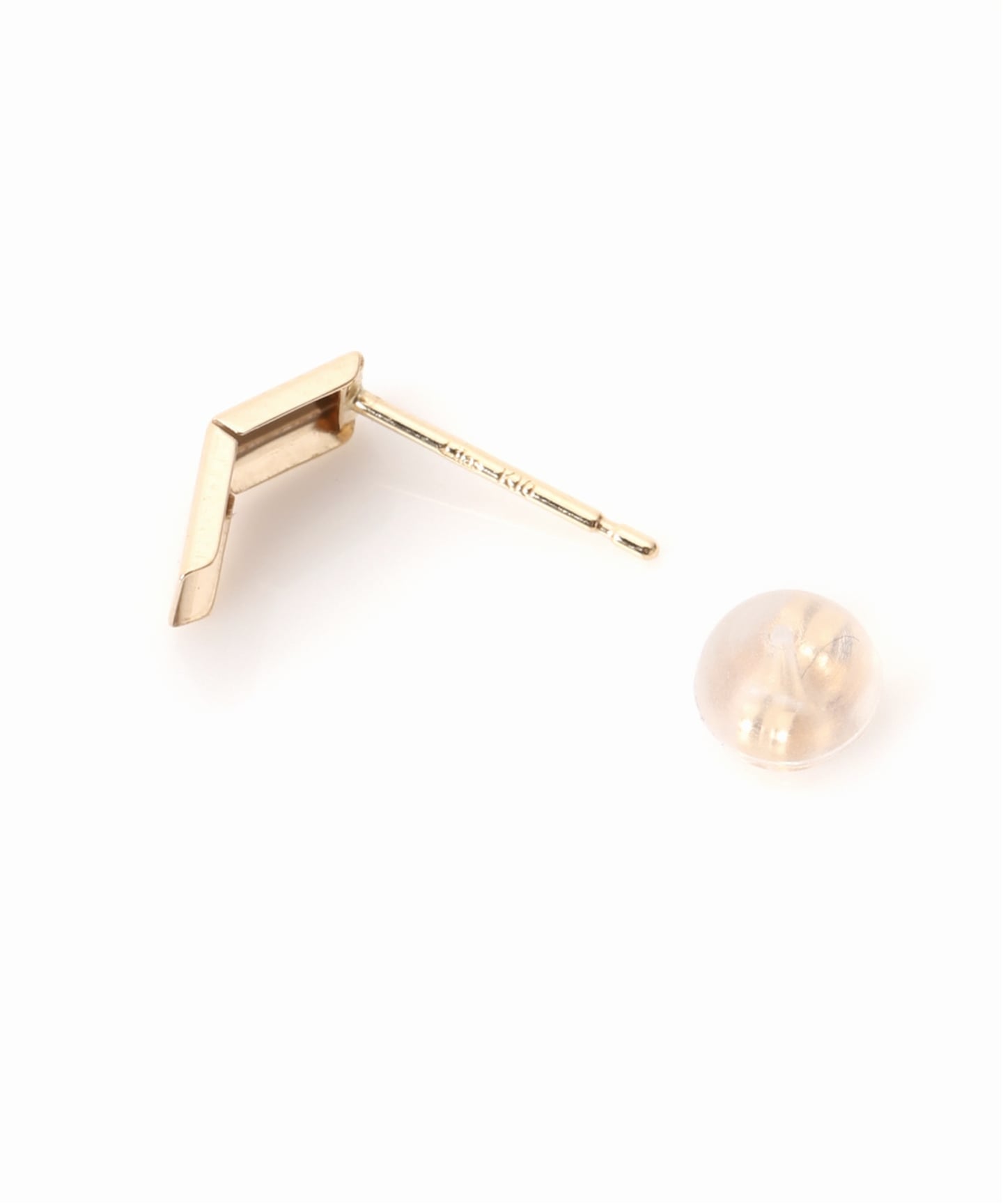 スモールベントピアス K10（両耳）（ピアス（両耳用））｜Lilas（リラ