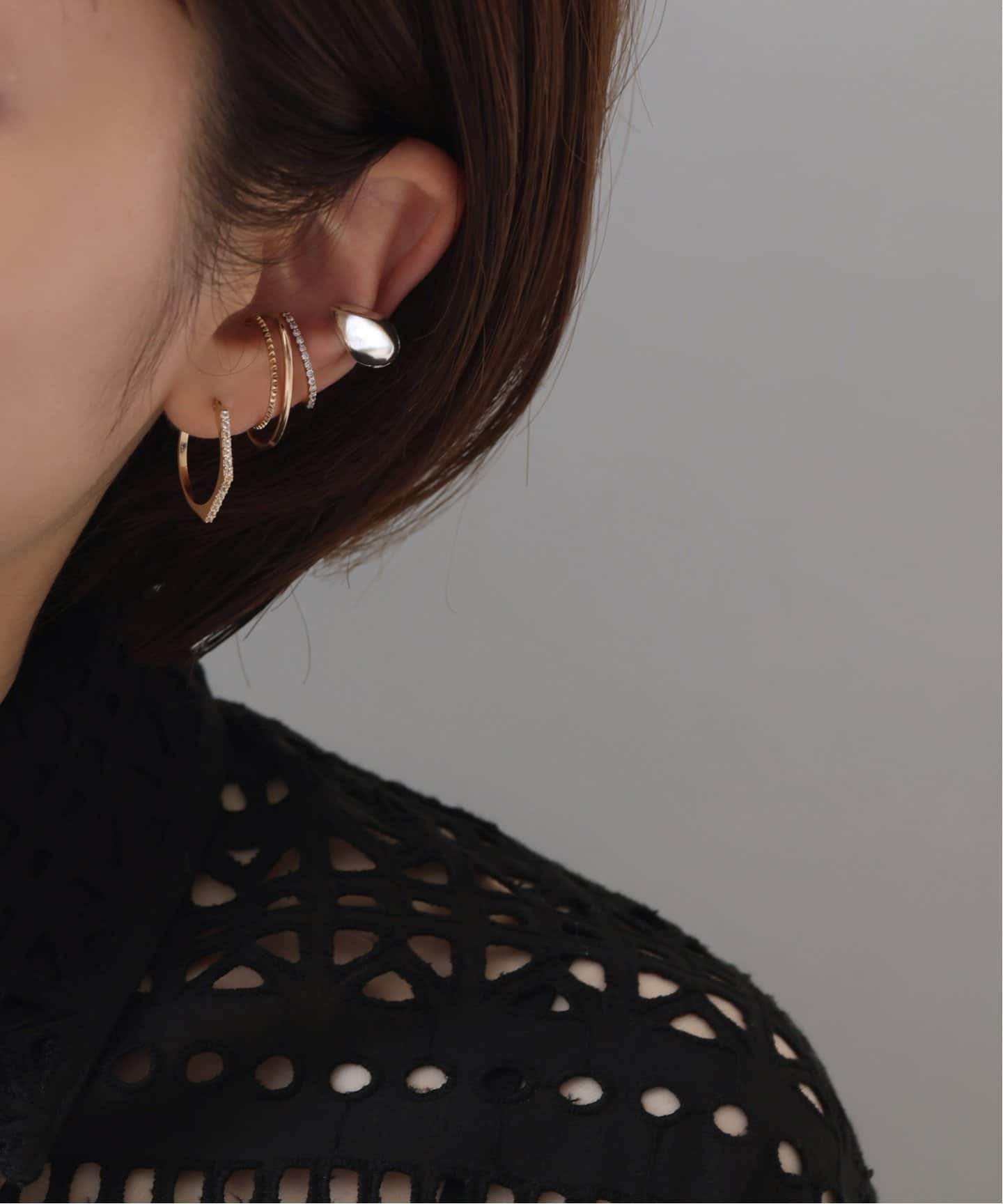 lilas　スモールベントピアス　K10 スモールベントピアス K10（両耳）（ピアス（両耳用））｜Lilas