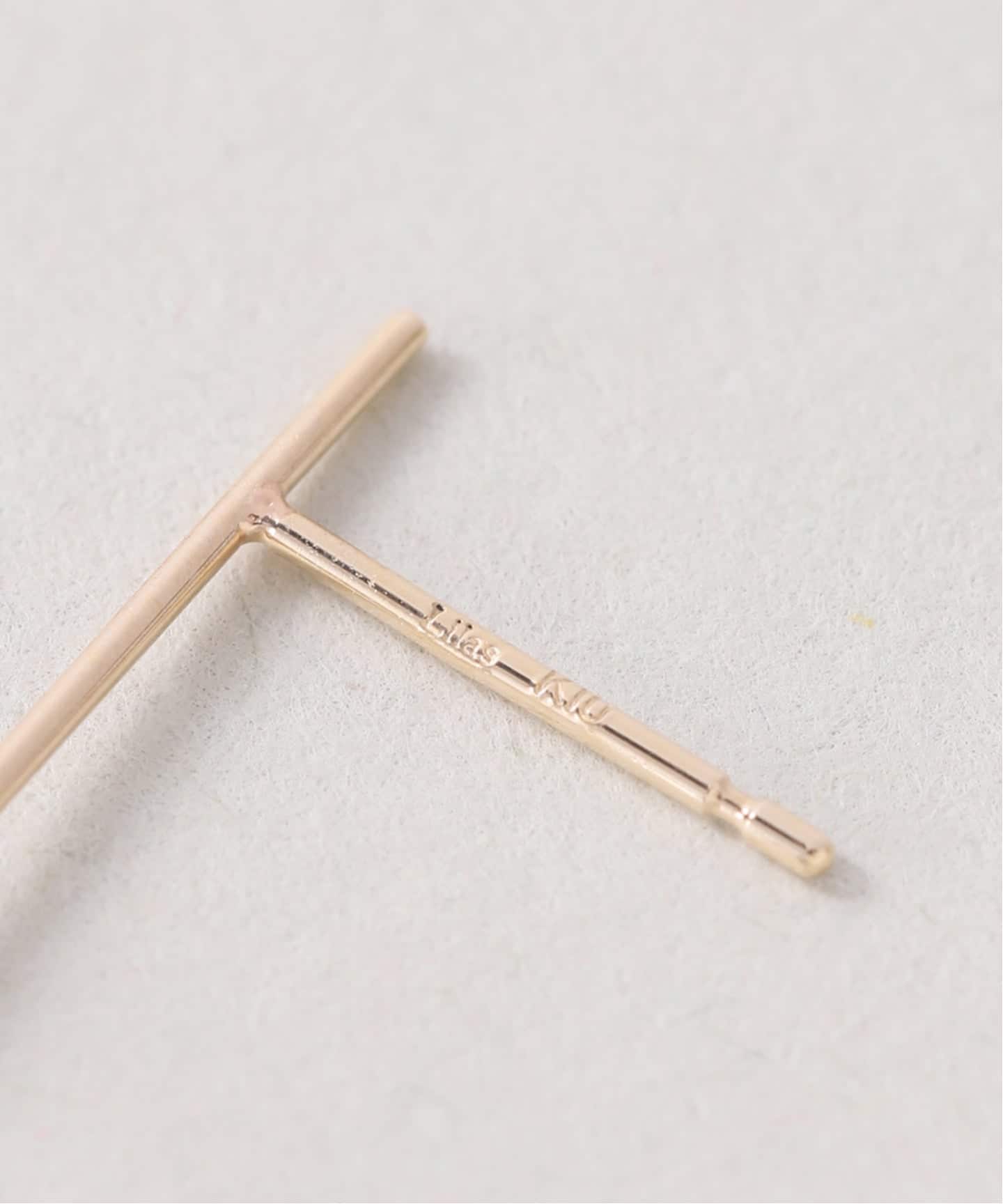 スラストクォーツピアス K10（片耳）（ピアス（片耳用））｜Lilas