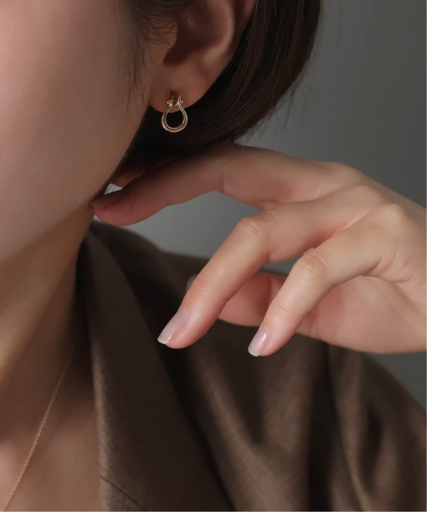 ホースシューピアス K10（両耳）（ピアス（両耳用））｜Lilas