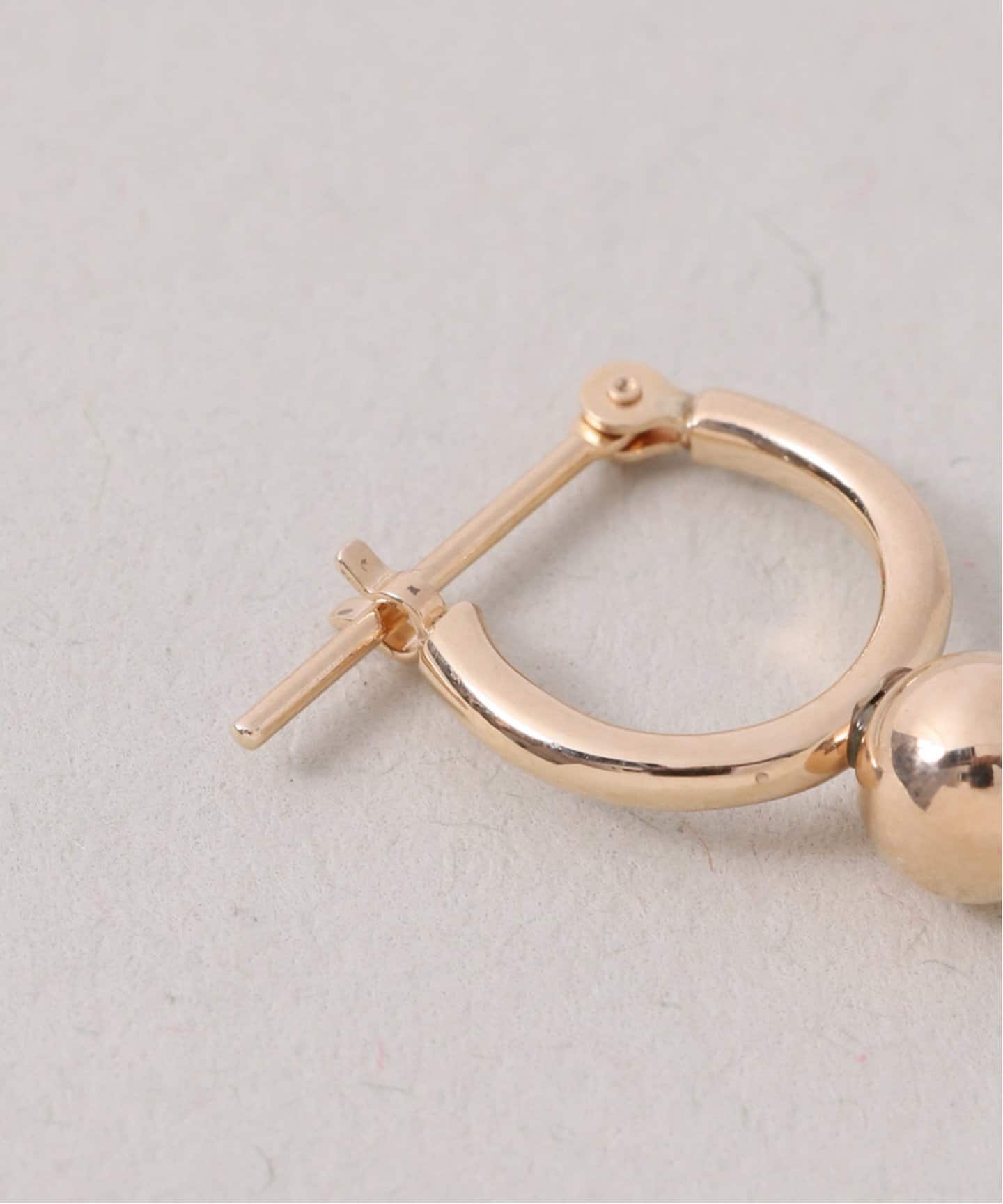 WEB限定》5mmボールフープピアス K10(両耳)（ピアス（両耳用