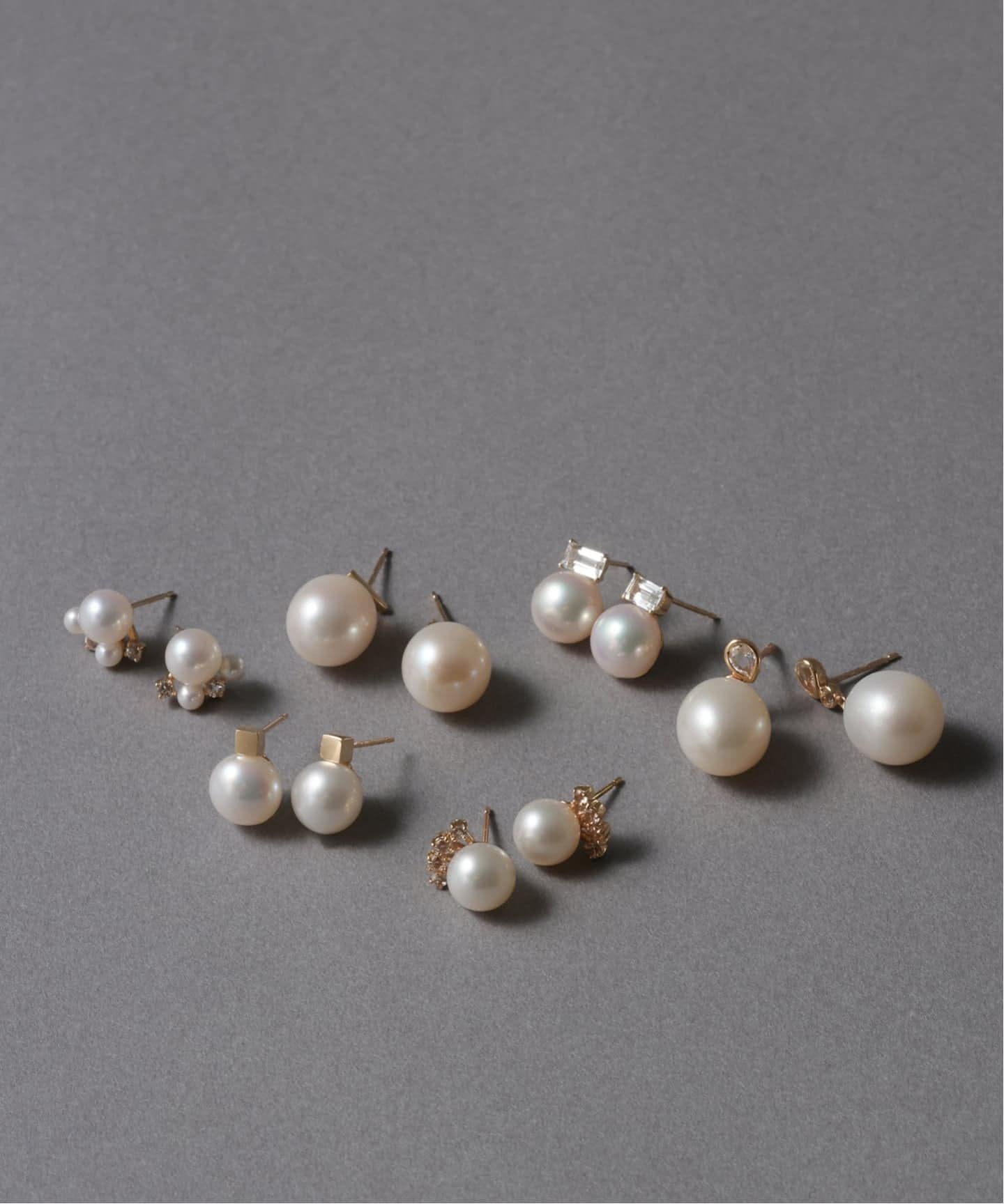バロックパールバーピアス K10（両耳）（ピアス（両耳用））｜Lilas
