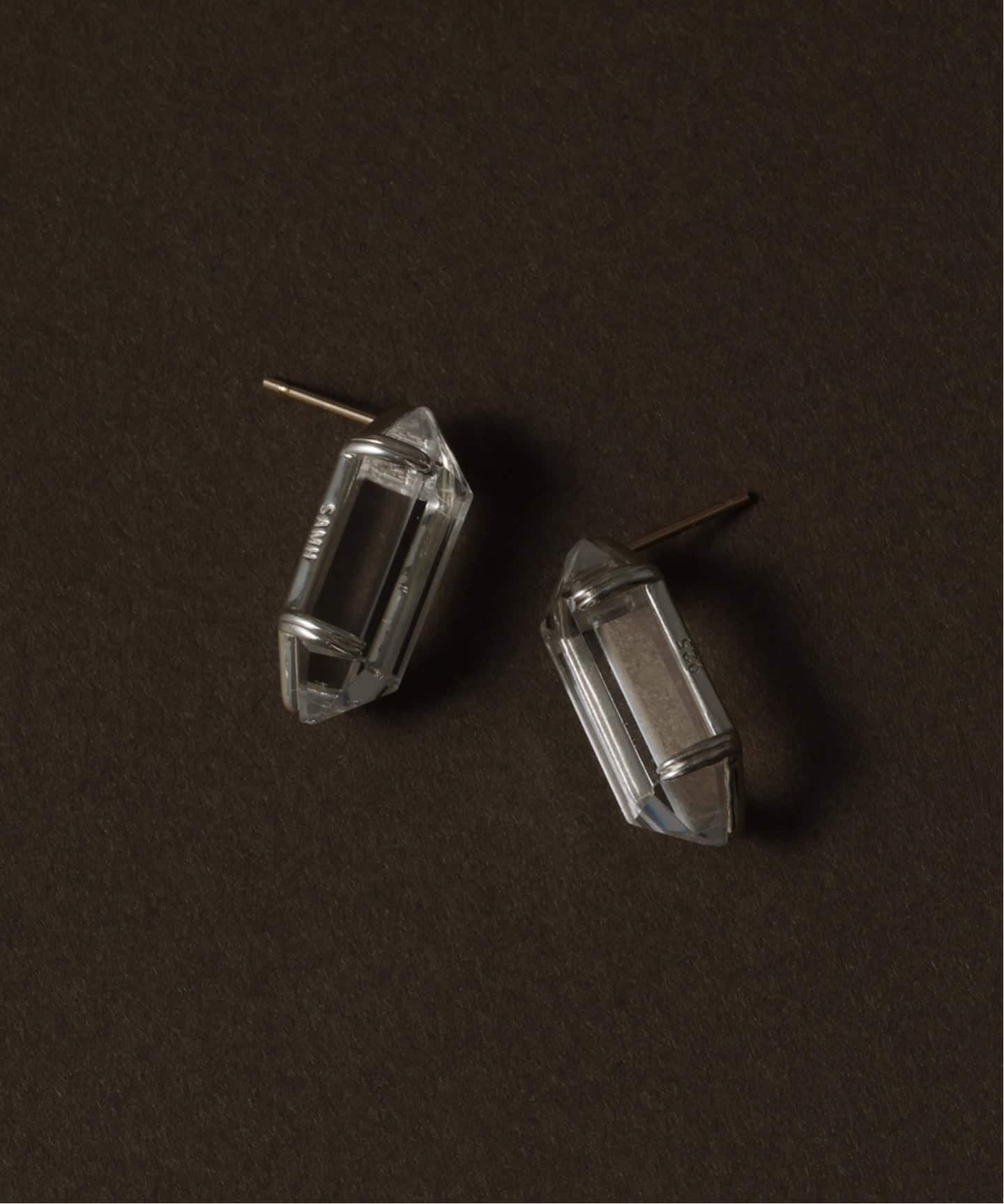 予約》【SAMH by LILAS】ハーモニークォーツピアス SV（両耳