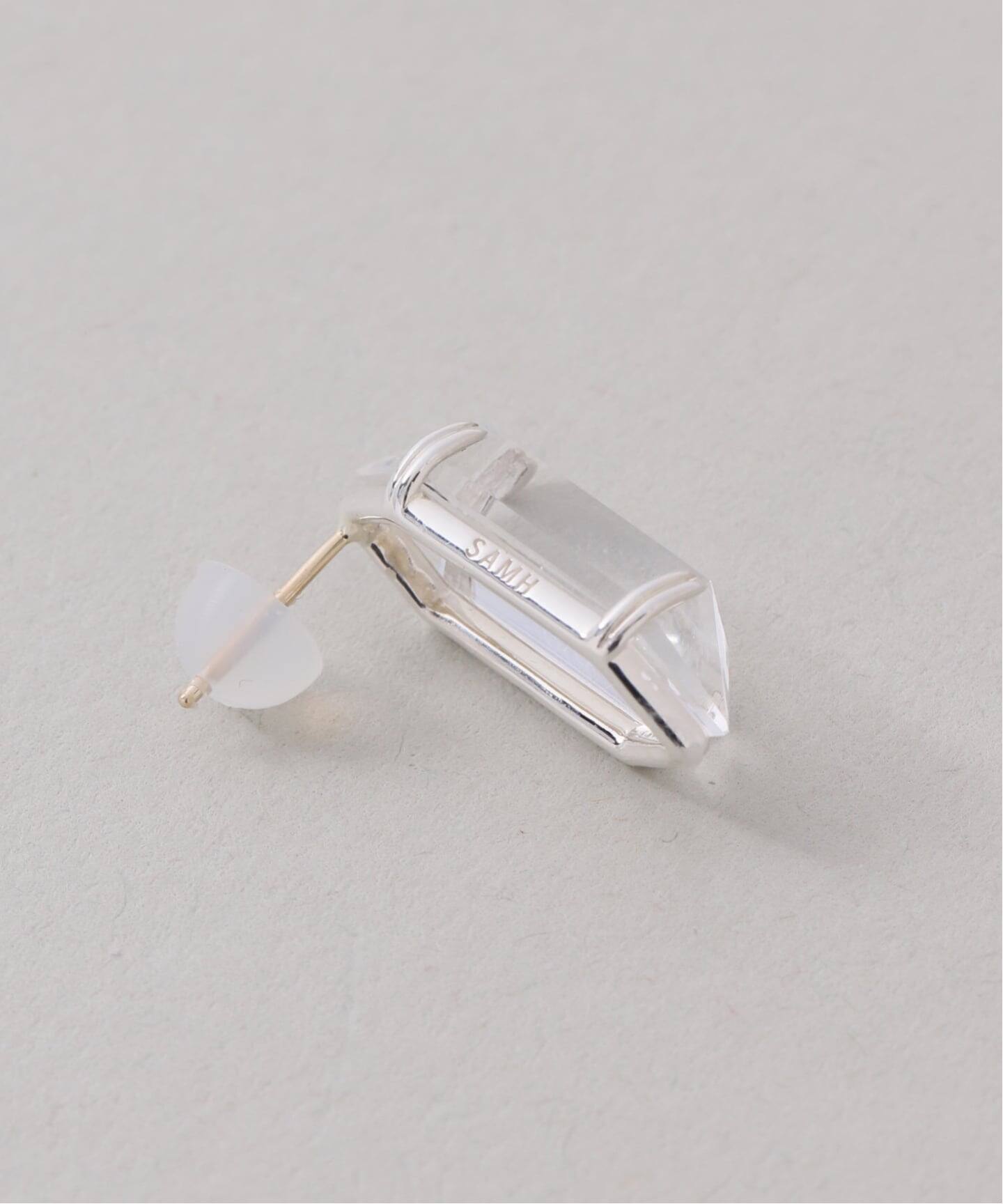 SAMH by LILAS】ハーモニークォーツピアス SV（両耳）（ピアス（両耳用