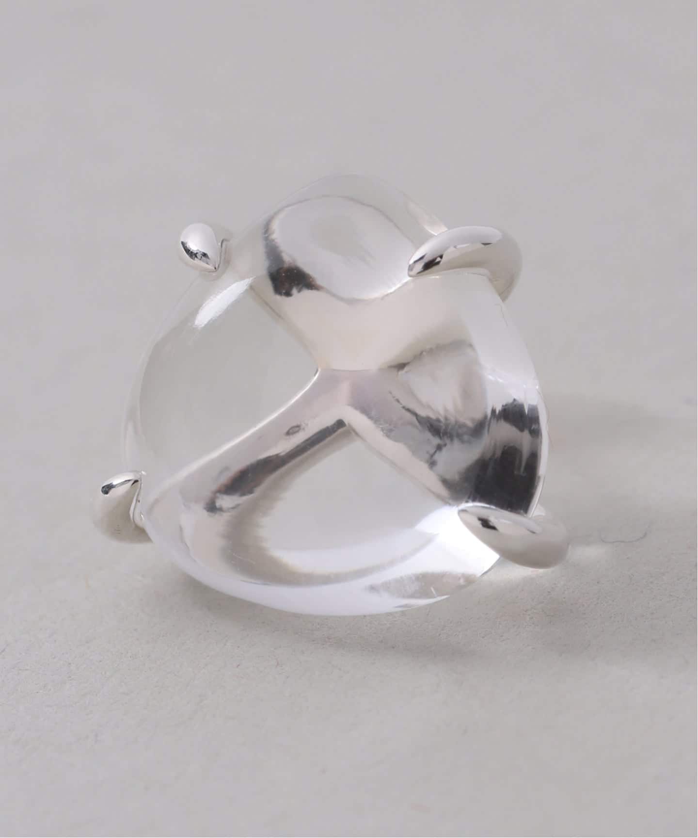 SAMH by LILAS】マロンクォーツピアス SV（両耳）（ピアス（両耳用