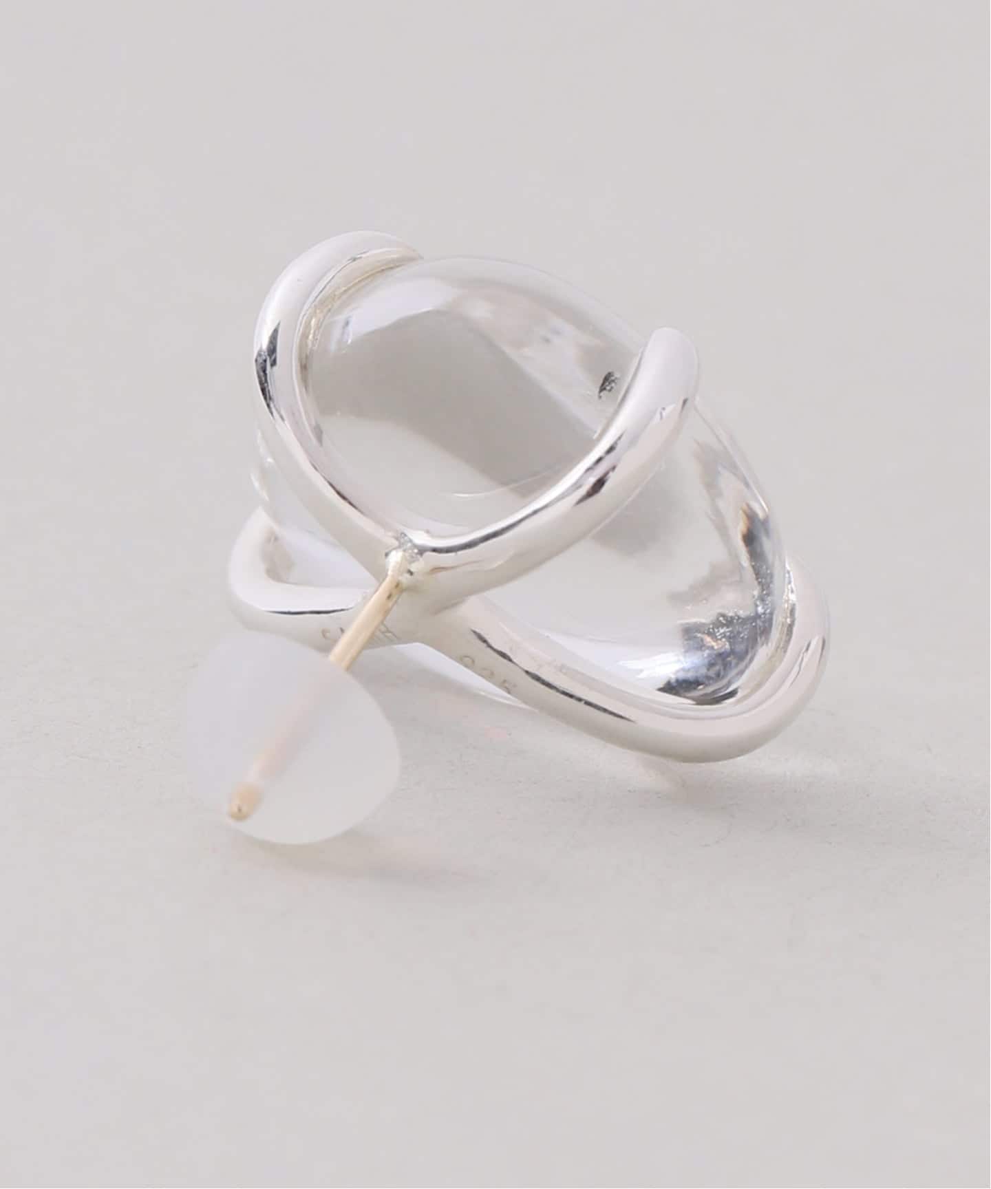 SAMH by LILAS】マロンクォーツピアス SV（両耳）（ピアス（両耳用