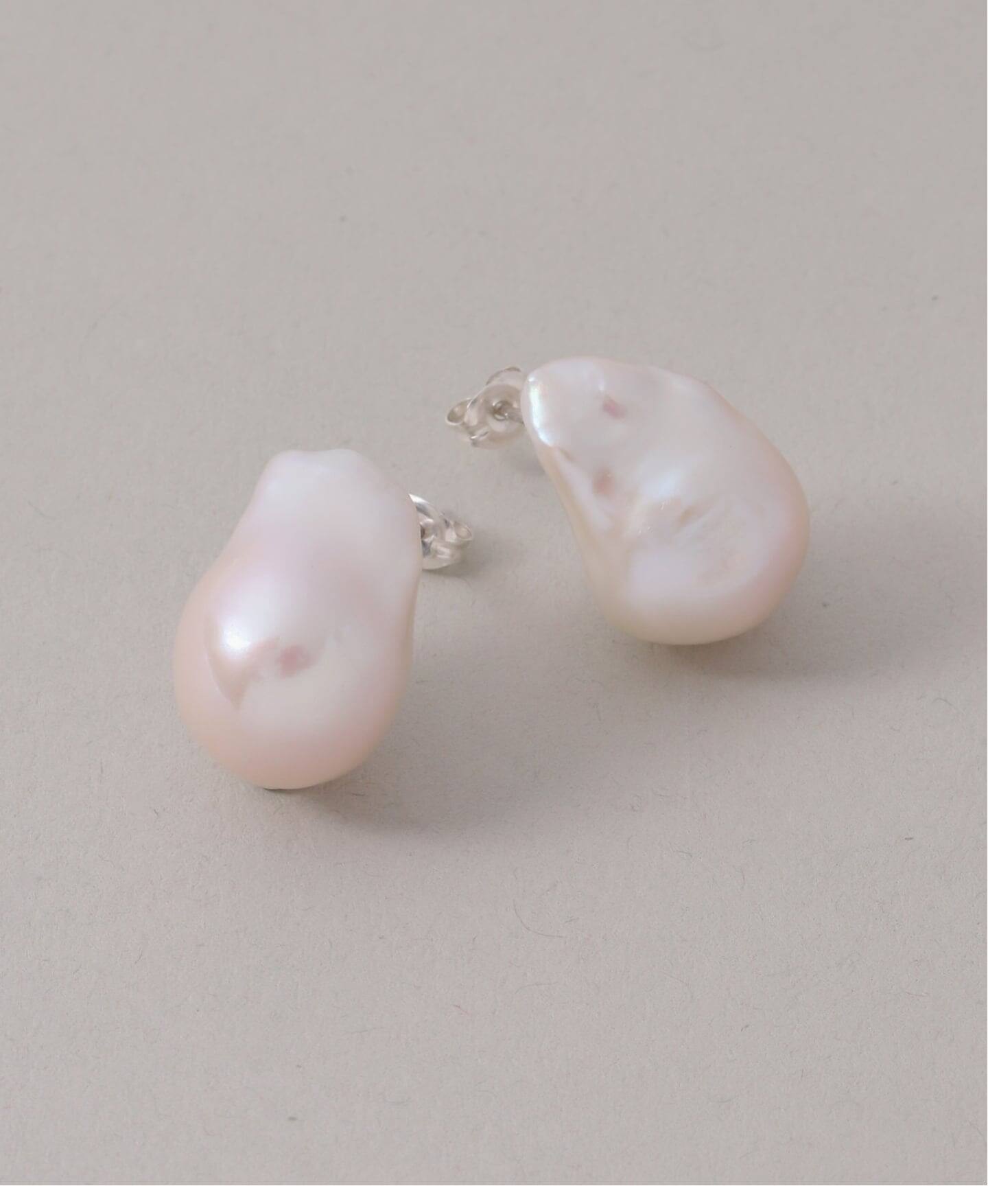 WEB限定》【SAMH by LILAS】 オイスターパールピアス SV(両耳