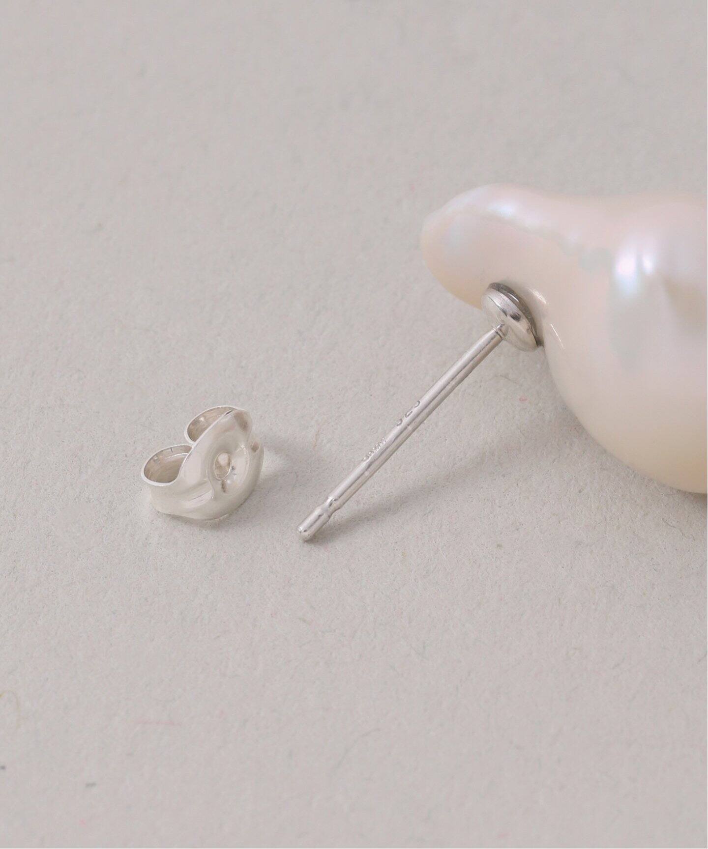 【SAMH by LILAS】ムーンピアス SV（両耳） SAMH by LILAS】ワイド月甲丸ピアス SV（両耳）（ピアス（両耳用