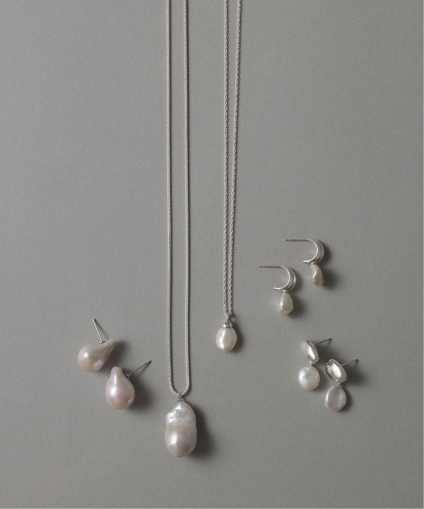 WEB限定》【SAMH by LILAS】ケシパールピアス SV(両耳)（ピアス（両耳