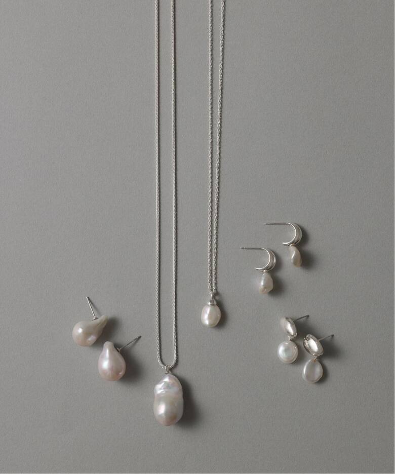 WEB限定》【SAMH by LILAS】ケシパールピアス SV(両耳)（ピアス（両耳 