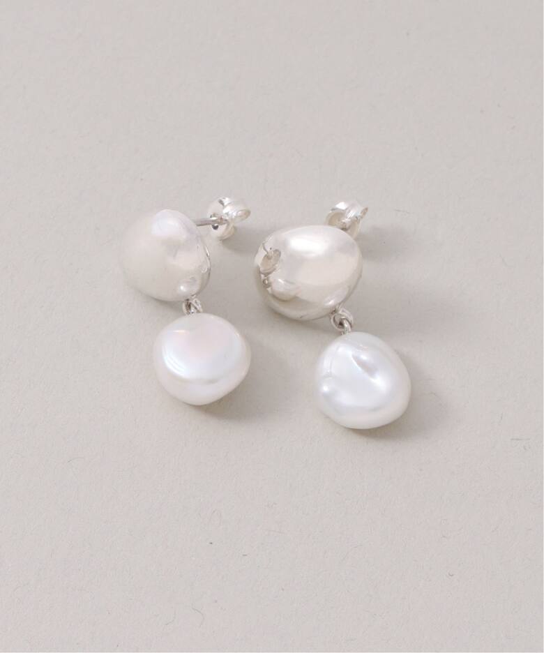 WEB限定》【SAMH by LILAS】ケシパールピアス SV(両耳)（ピアス（両耳 