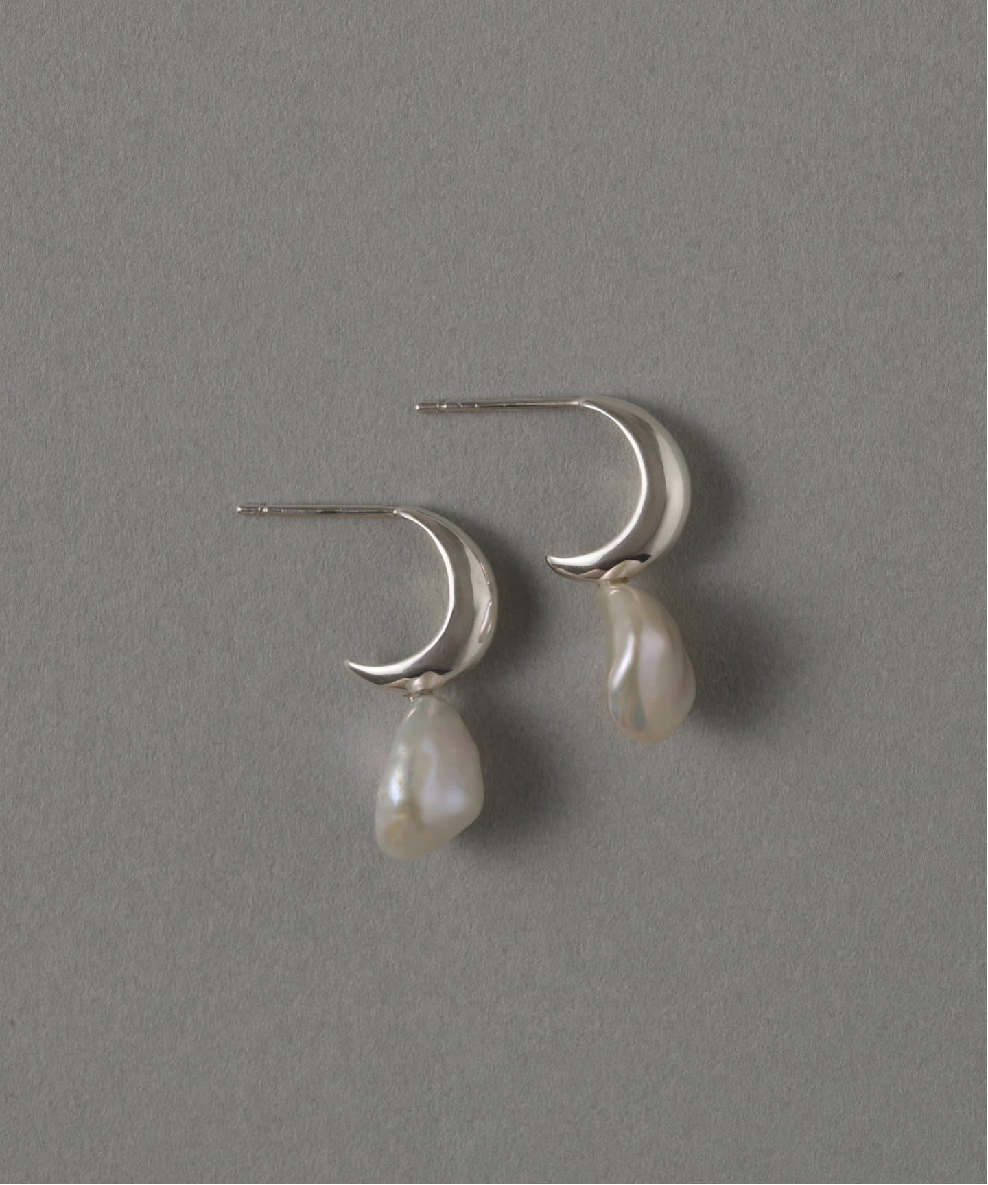 WEB限定》【SAMH by LILAS】ケシパールフープピアス SV(両耳