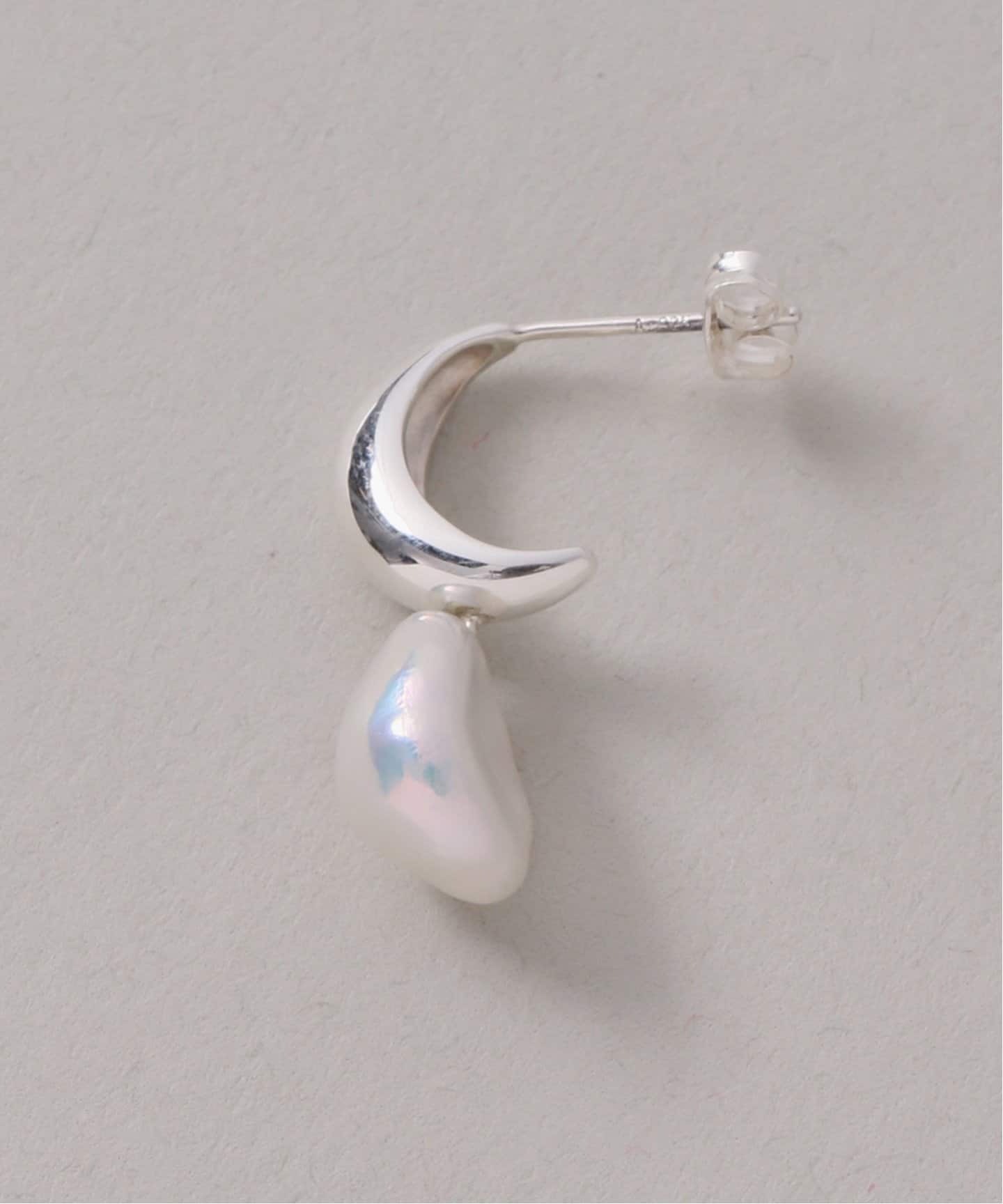 WEB限定》【SAMH by LILAS】ケシパールフープピアス SV(両耳